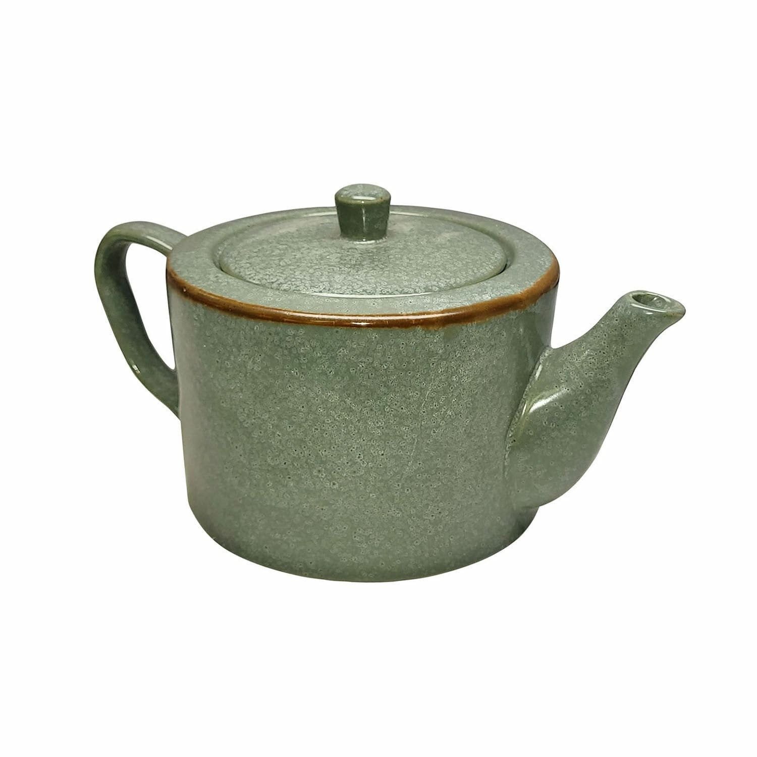 Mirabeau Geschirr-Set Teekanne Biarré türkis/braun, Steinzeug