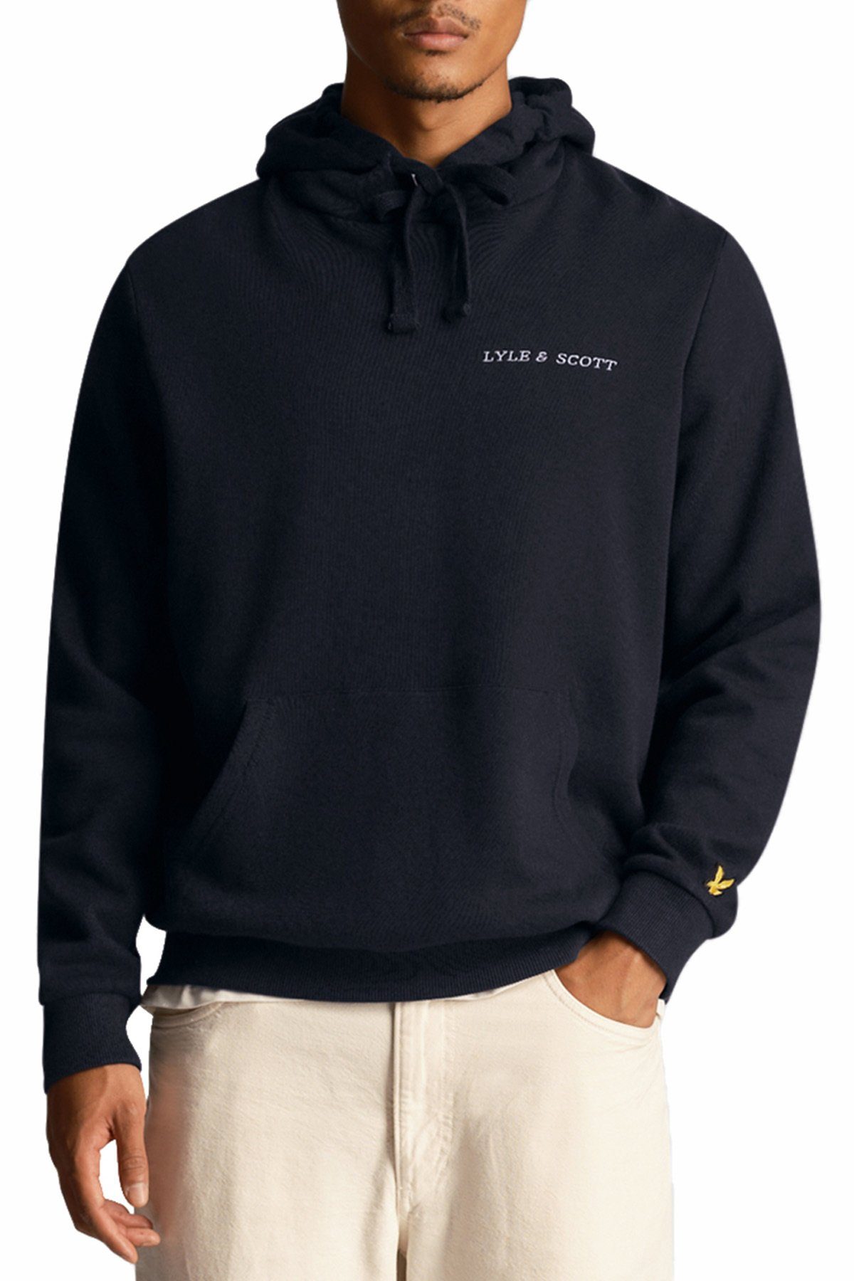 Lyle & Scott Dunkelblau Logodruck Mit Hoodie