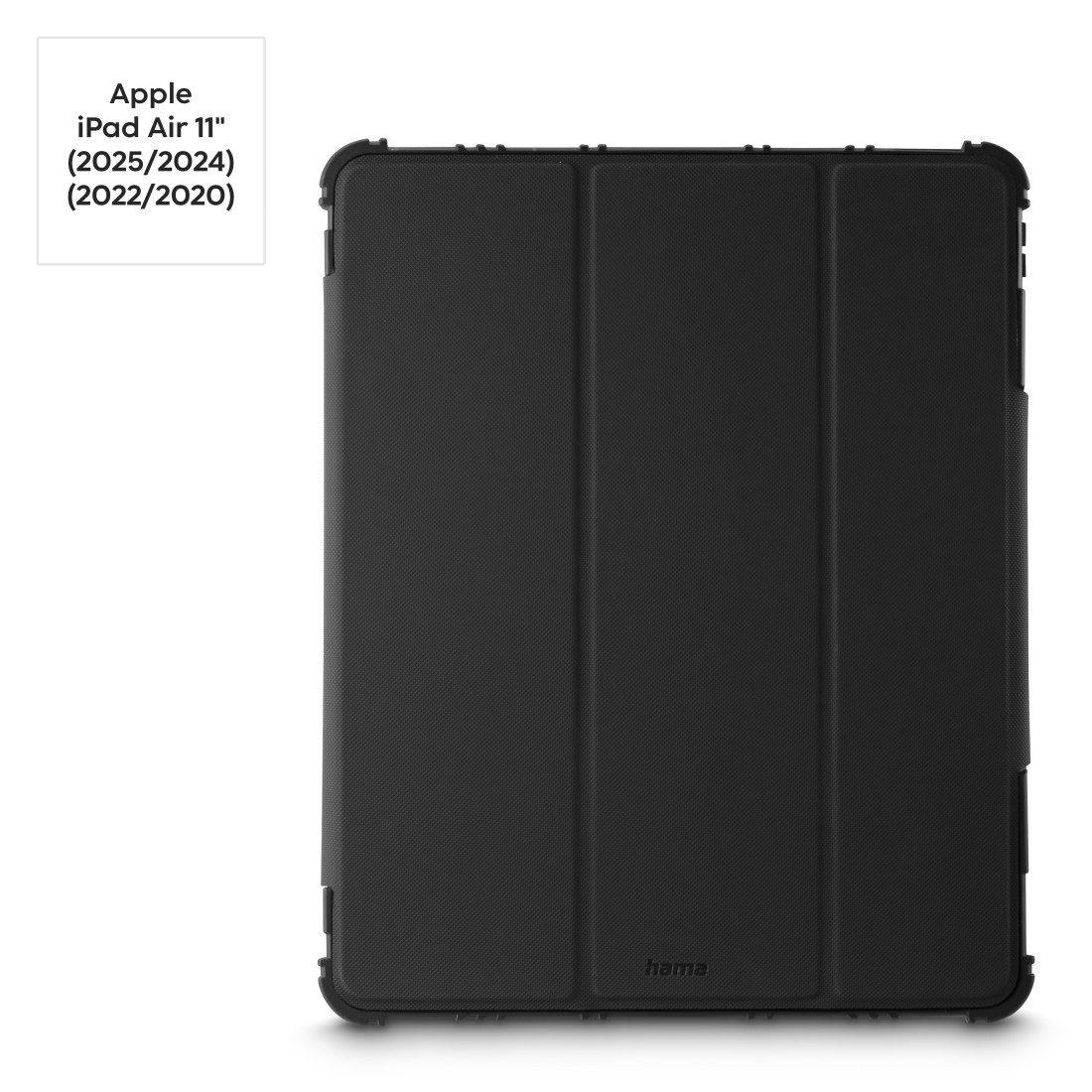 Hama Tablet-Hülle Outdoor-Tablet-Hülle f. iPad Air (10.9"/11) stoßfest, Standfunktion, Stoßschutz, Stifthalter, Standfunktion, transparenter Rücken