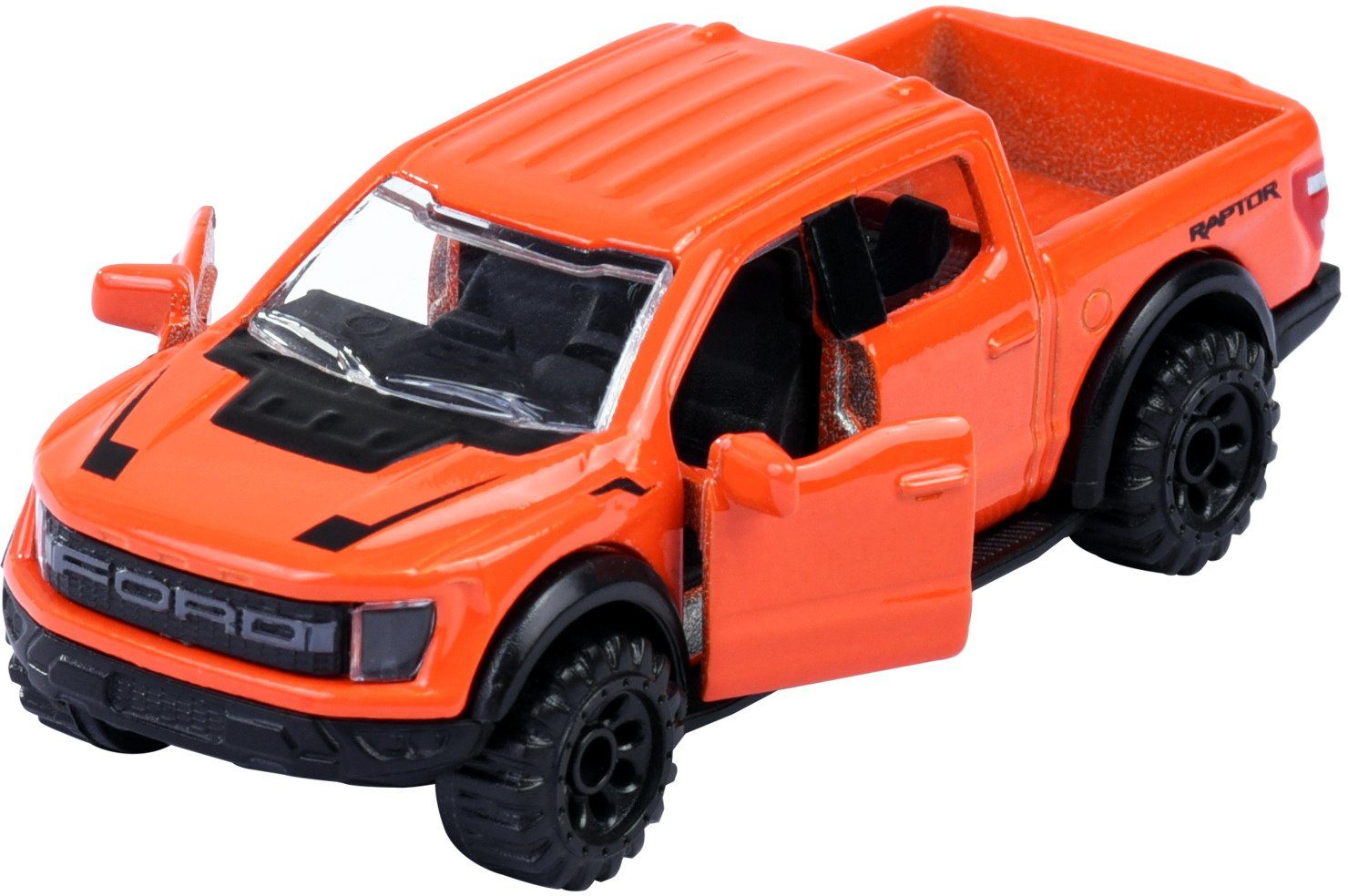 majORETTE Spielzeug-Auto Premium Ford Cars Spielzeugauto orange 212053052Q39 Raptor F-150