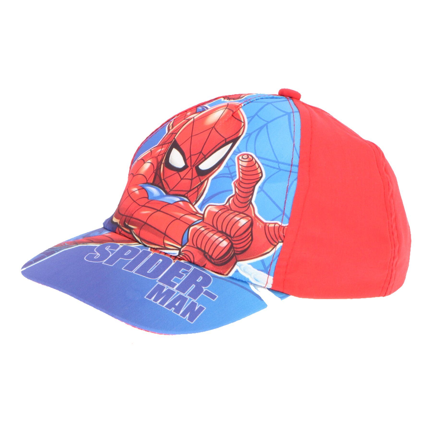 MARVEL Baseball Cap 55 Kinder Gr. Baseball bis Rot 53 Basecap Kappe Spiderman