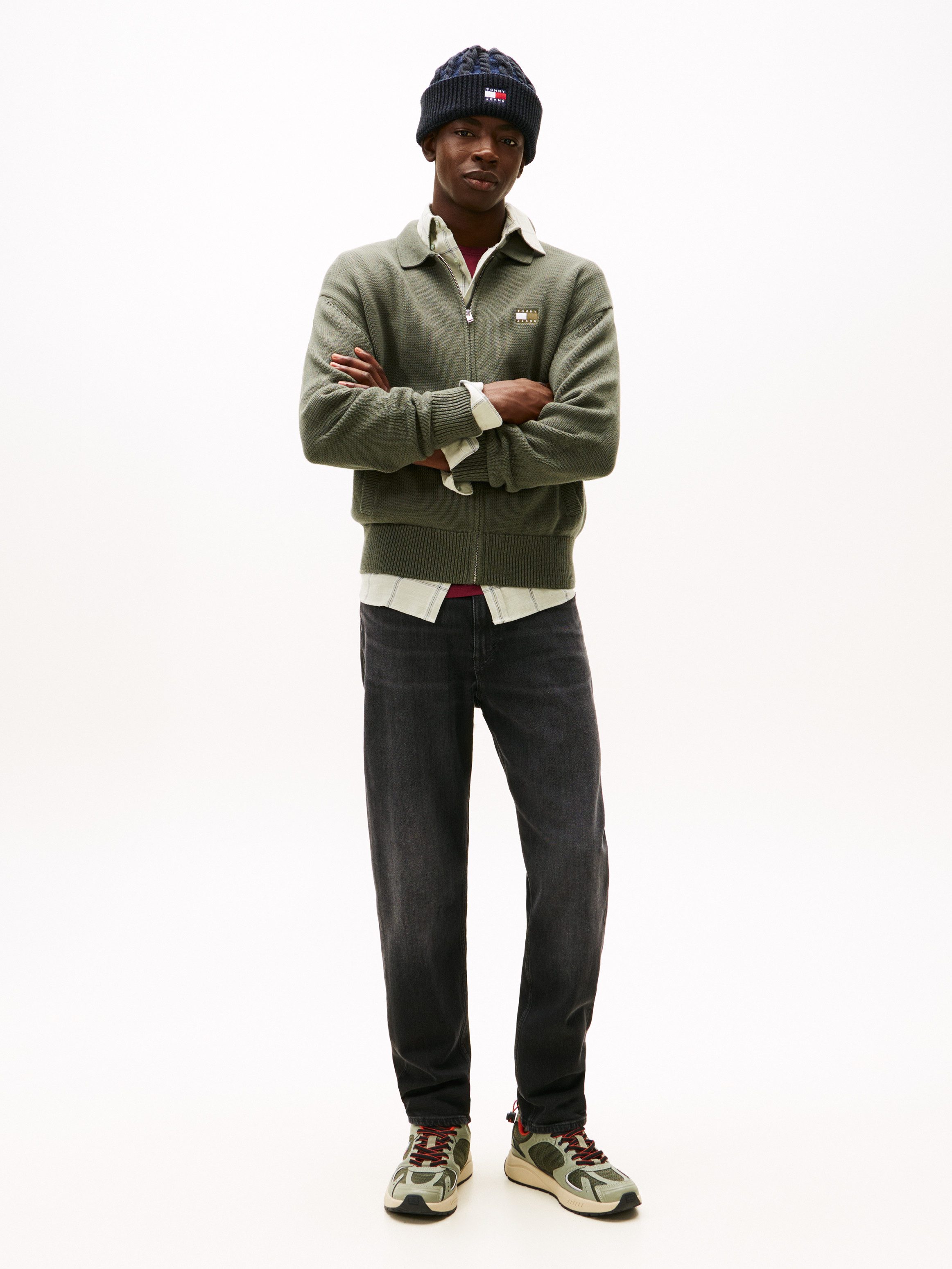 Tommy Jeans Gerade Jeans Isaac Relaxed Tapered Relaxed‑Fit‑Jeans mit konisch zulaufendem Bein