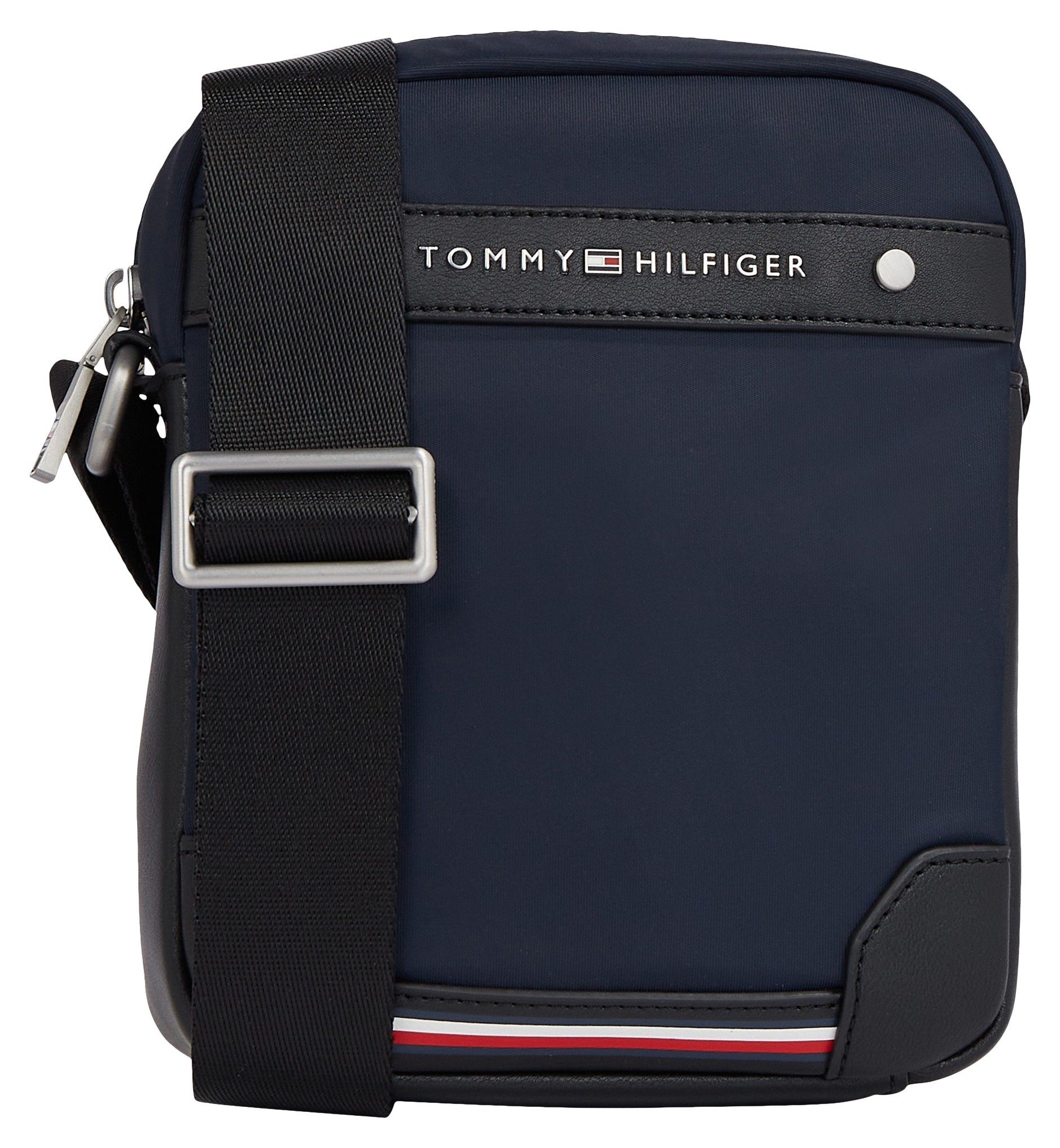Tommy Hilfiger Mini Bag TH CENTRAL REPREVE MINI REPORTER, mit hochwertigen Metallbeschlägen