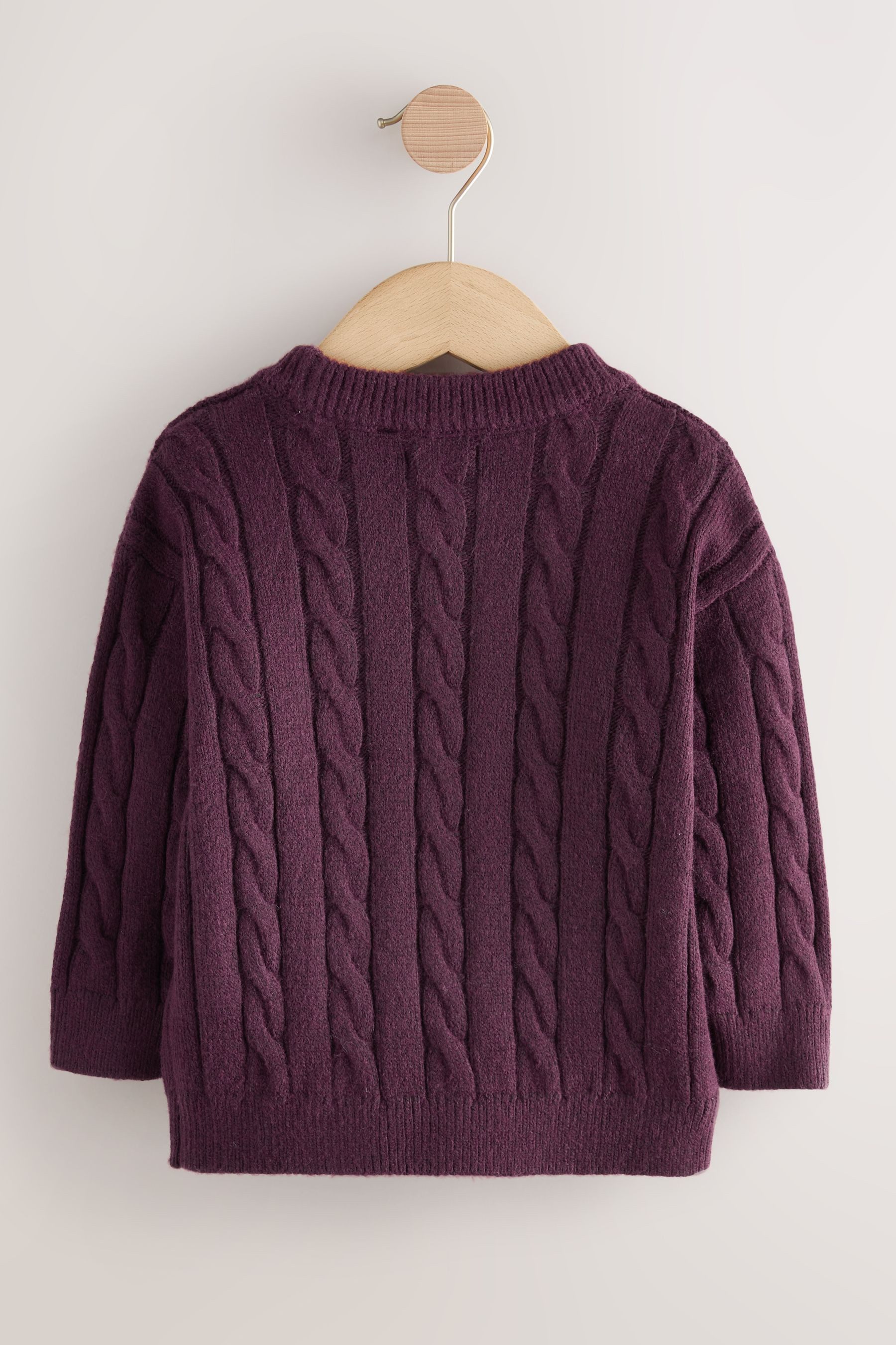 Next Rundhalspullover Rundhals-Pullover mit Zopfstrickmuster + günstig online kaufen