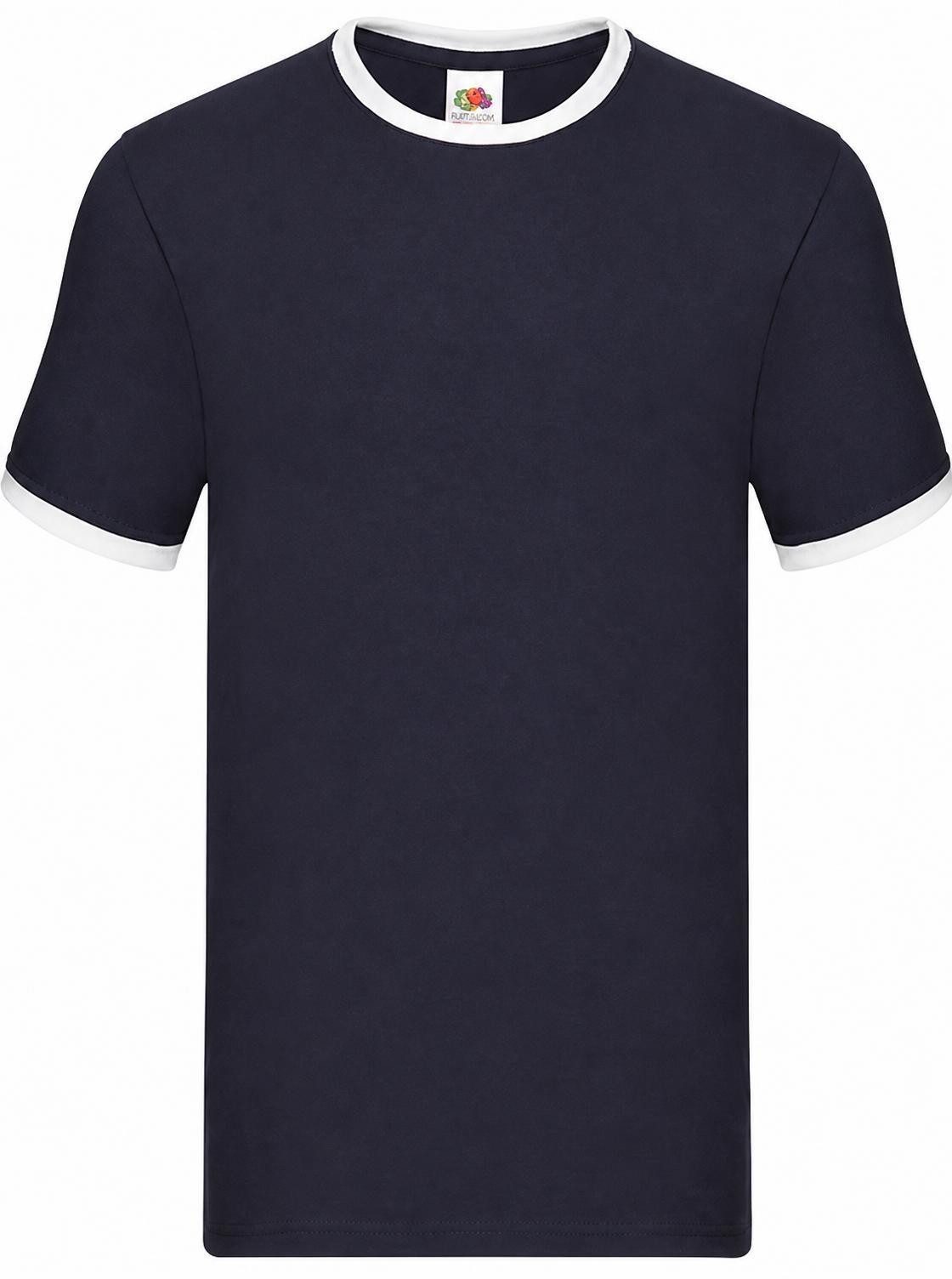 Fruit of the Loom Rundhalsshirt Ringer Herren T-Shirt