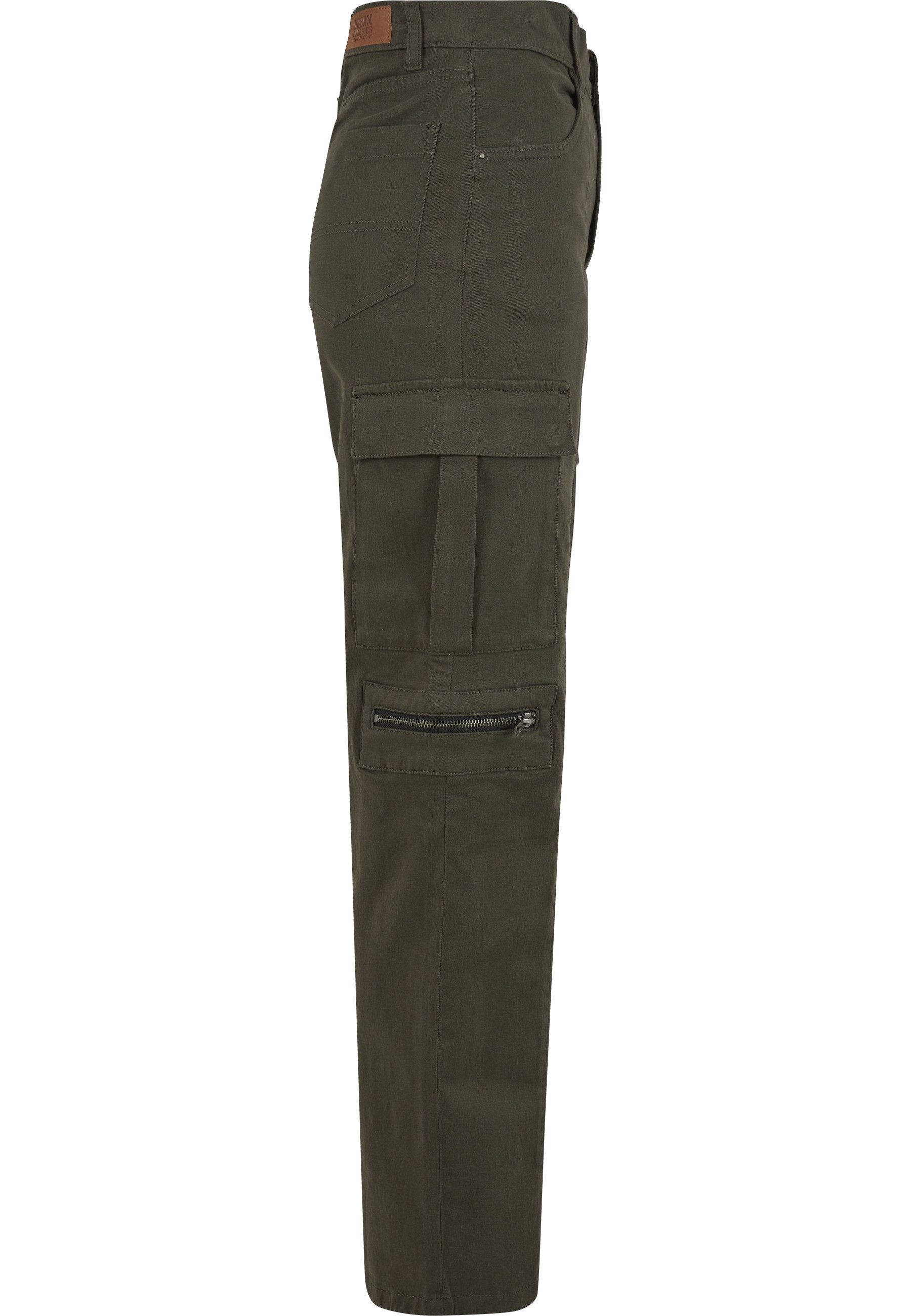 URBAN CLASSICS Stoffhose Urban Classics Ladies Loose Utility Stretch Twill Pants (1-tlg)