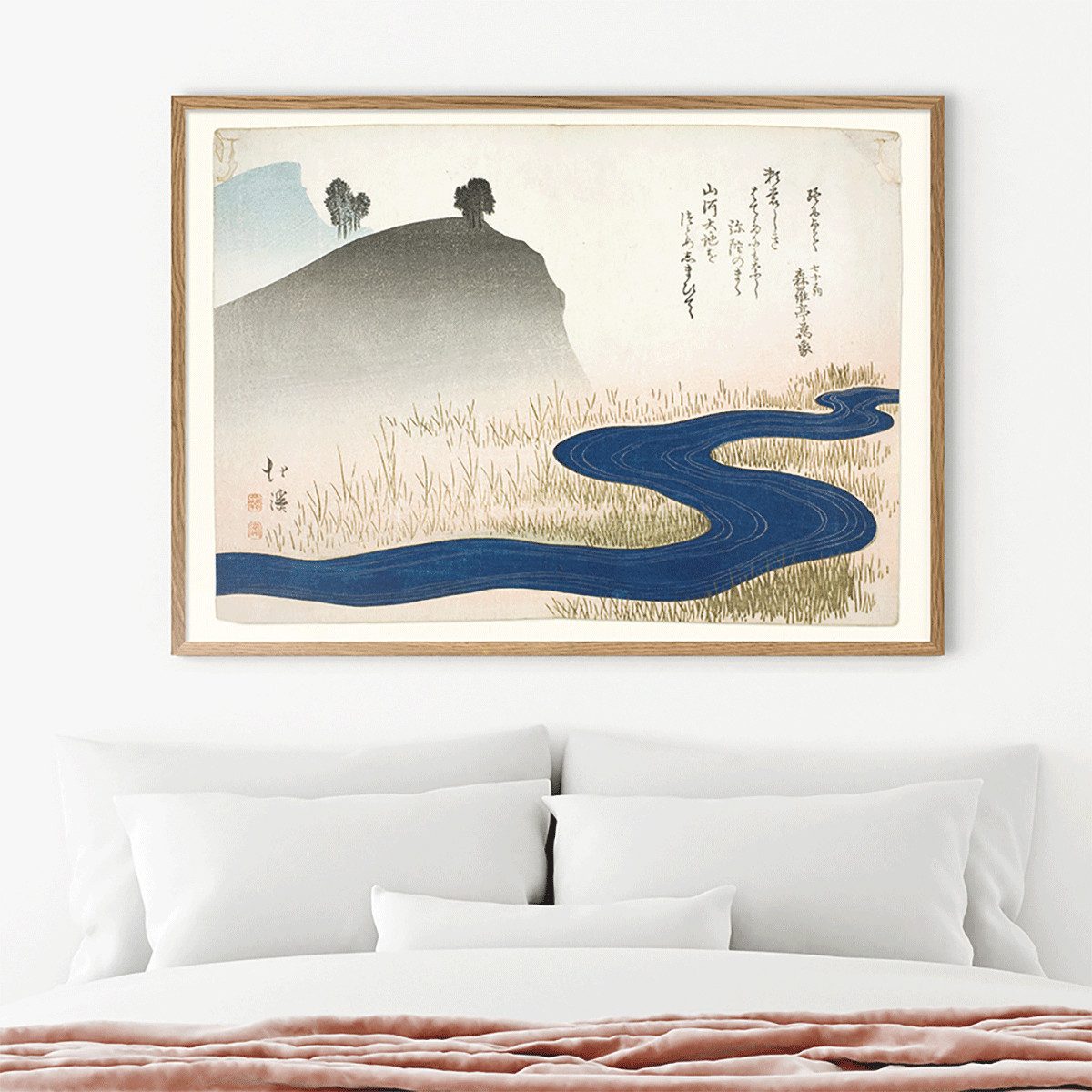 Kunstdruck Kunstdruck Japan »Der Fluss«.