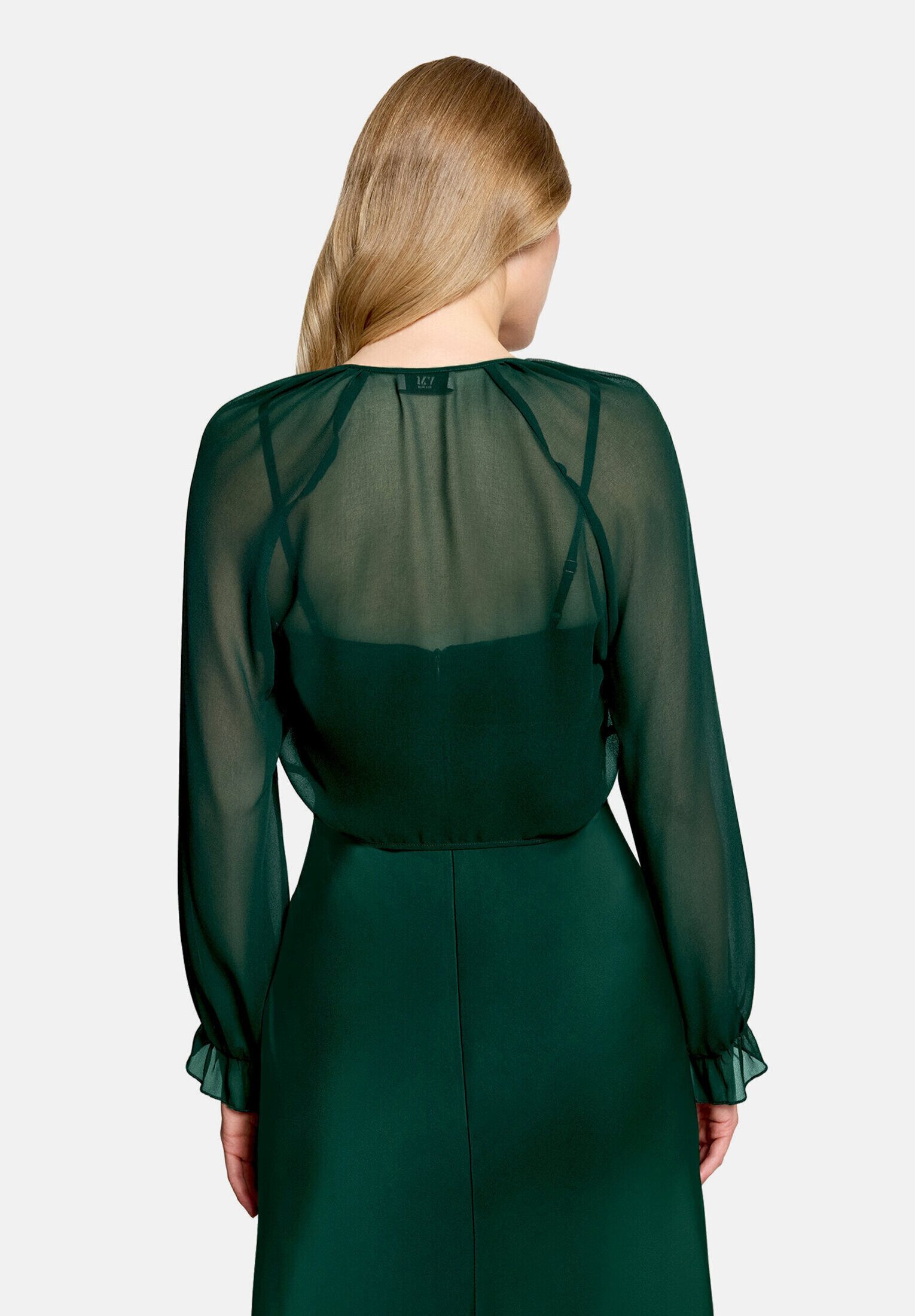 Vera Mont Bolerojacke Damen mit gekräuseltem Ausschnitt