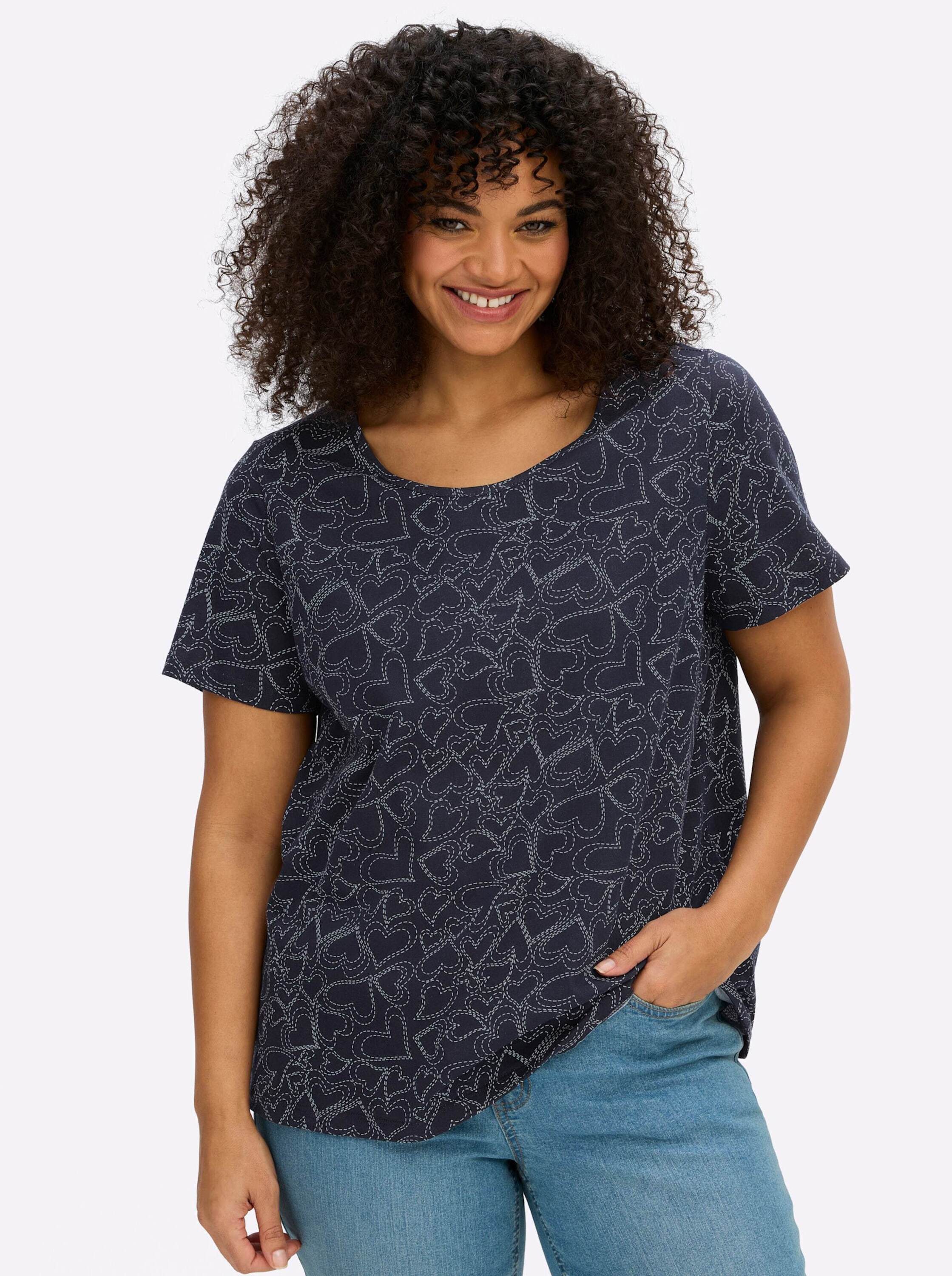Sieh an! T-Shirt Druck-Shirt Kurzarm günstig online kaufen