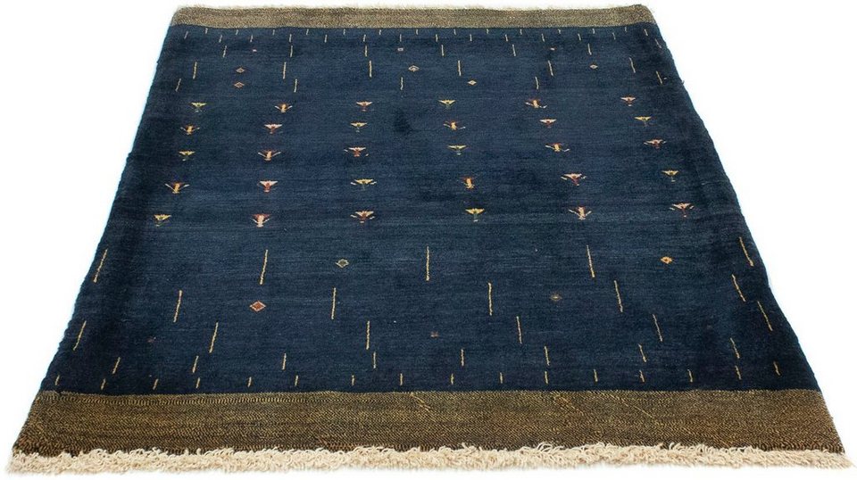 Wollteppich Loribaft Teppich handgeknüpft 0, morgenland, rechteckig, Höhe: 18  mm, handgeknüpft, Detailreich und stilvoll gemustert