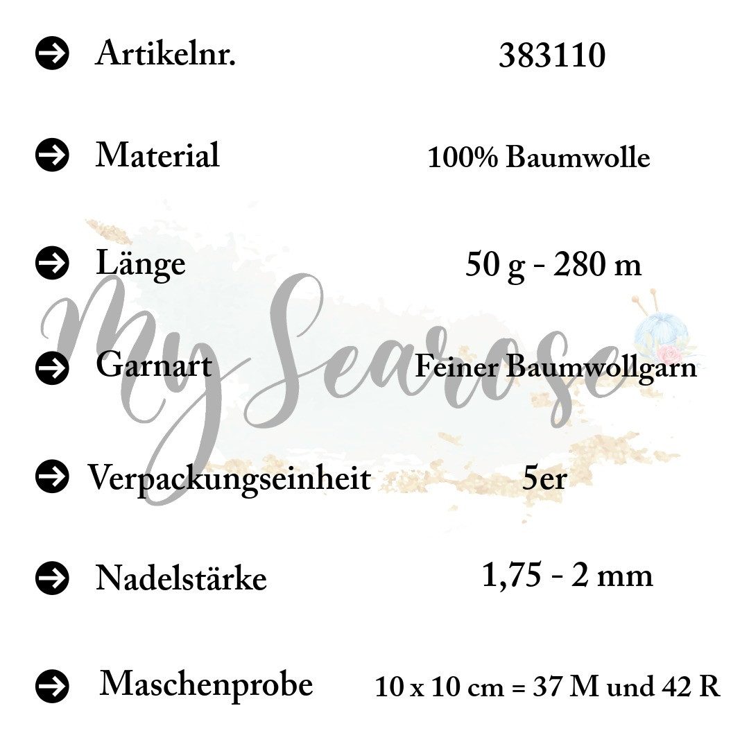 Rico Design 5 x RICO ESSENTIALS CROCHET Häkelwolle, 560 m – Bild 3 von 5