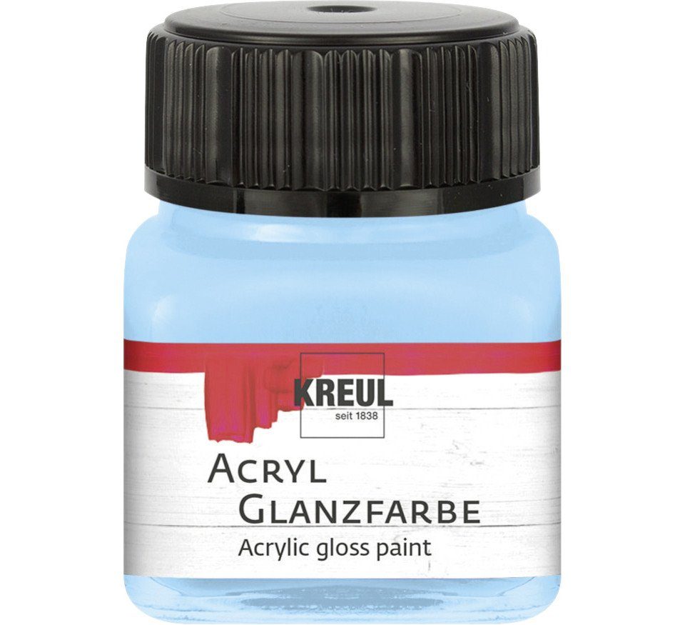 Kreul Acrylfarbe Kreul Acryl Glanzfarbe hellblau 20 ml