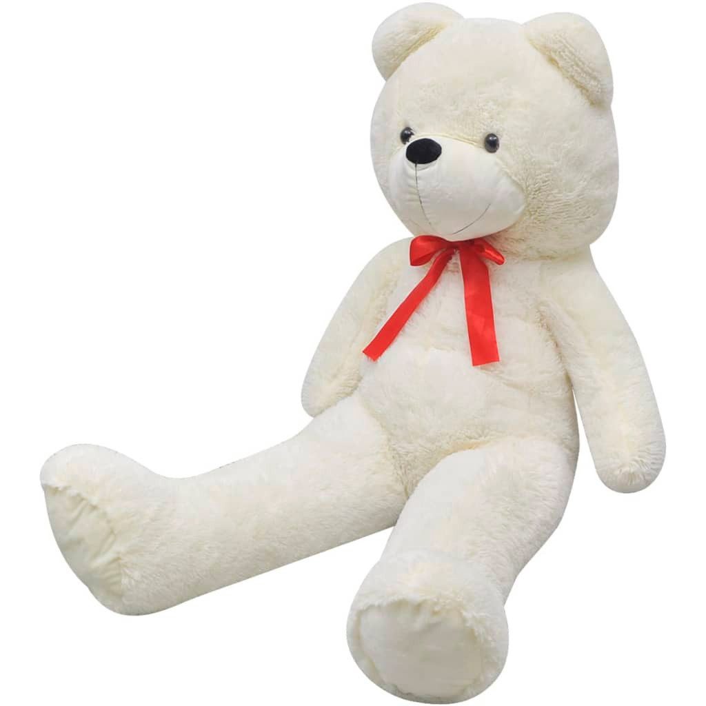 Kuscheltier Weicher XXL-Plüsch-Teddybär Weiß 85 cm
