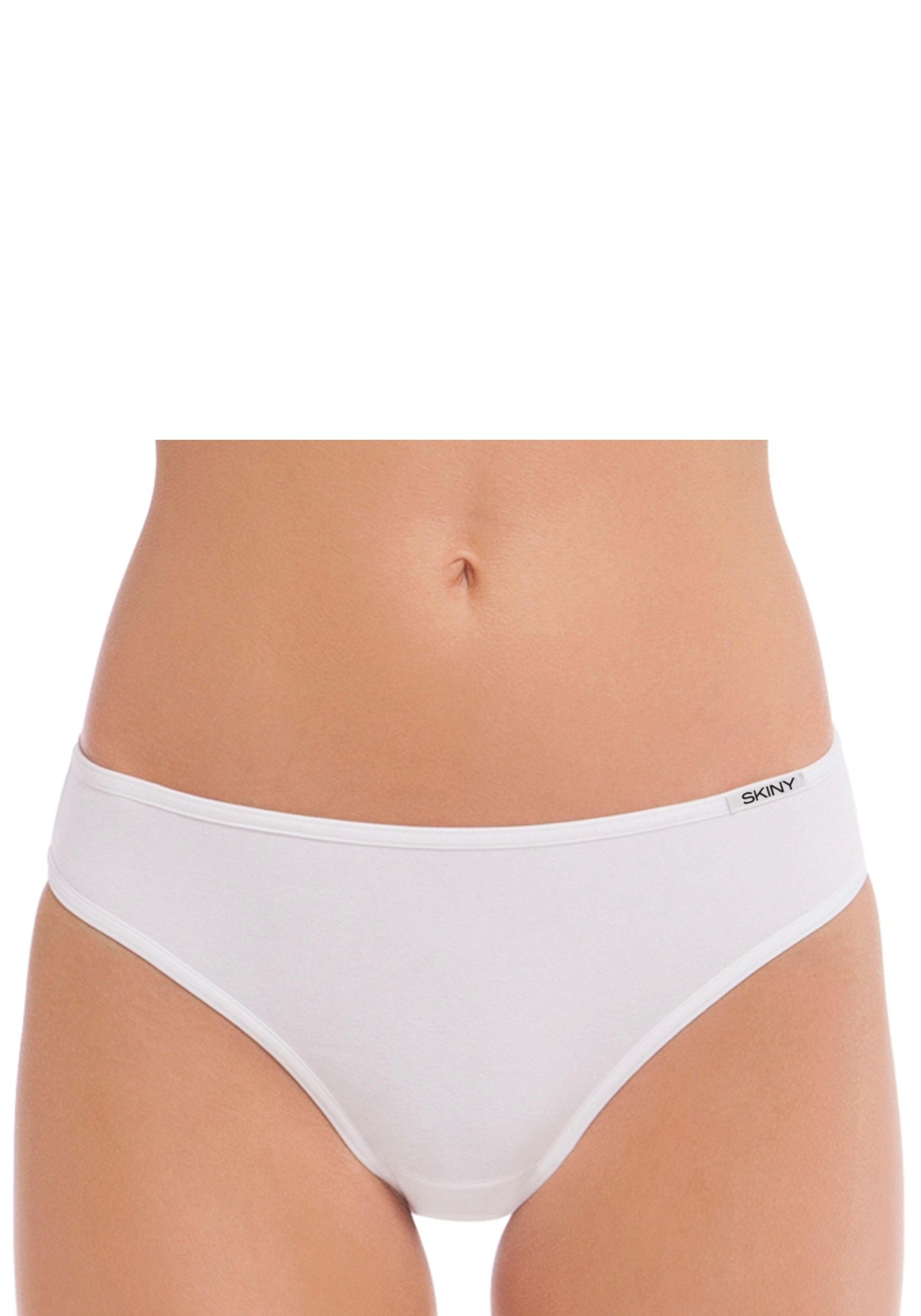 Skiny Rioslip Cotton Essentials (3er Pack) bequem, weich, höher geschnitten, Baumwollmix