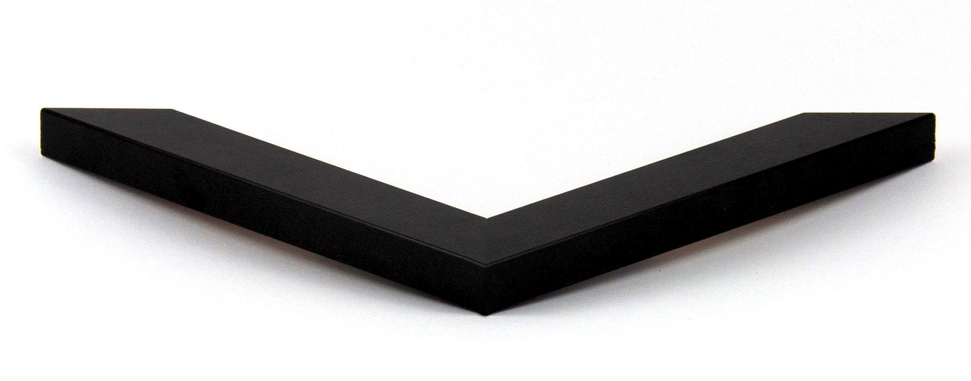 myposterframe Einzelrahmen Rahmen Maia, (1 Stück), 50x70 cm, Schwarz, MDF