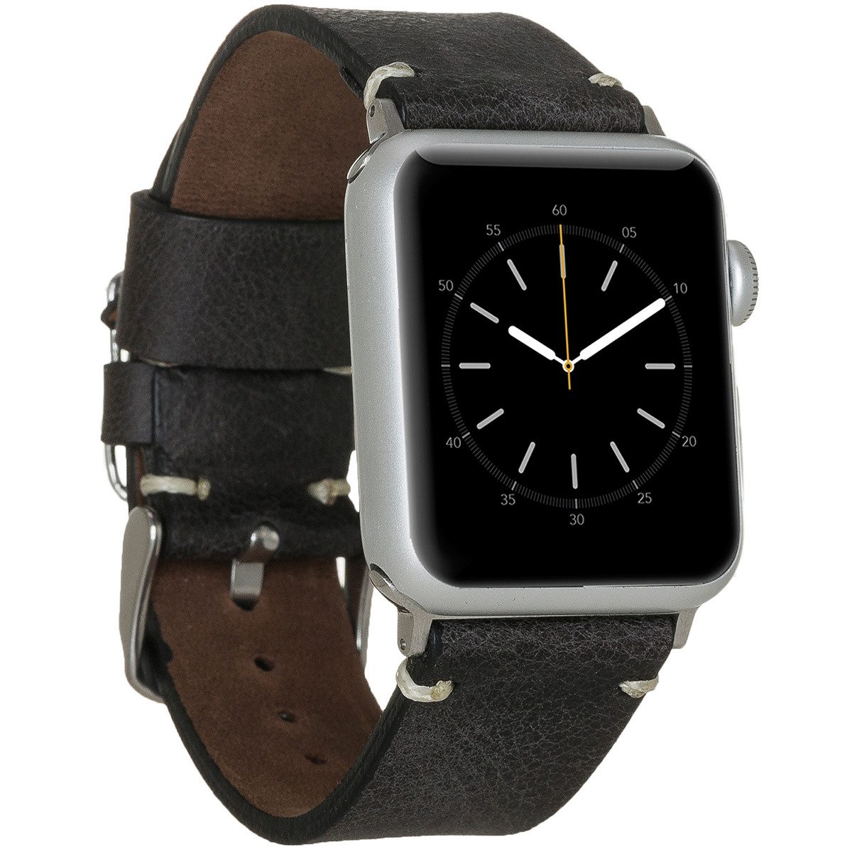 Burkley Smartwatch-Armband Exklusives Vintage Lederarmband, Handmade Stil 11