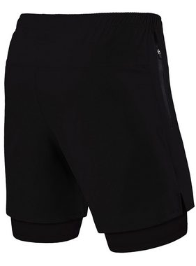 TCA Trainingsshorts TCA Herren 2-in-1 Laufhose mit Kompressionshose - Schwarz, L (1-tlg)