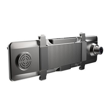 yozhiqu 12-inch streaming media driving recorder with carplay Android auto2K Dashcam (Parkvideo, lichtlose Nachtsicht,hochauflösendes Video vorne und hinten)