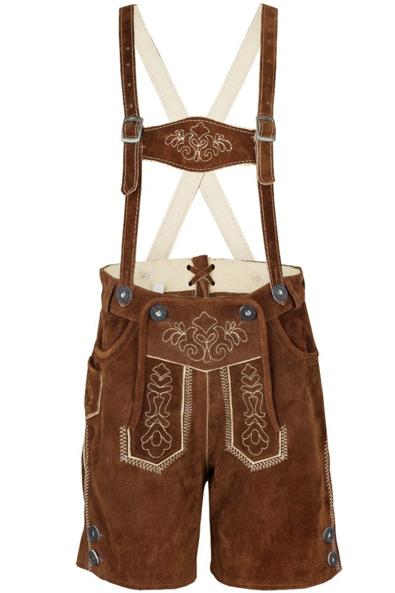 Lederhose Lederhose Kinder - JANNIS - kamel