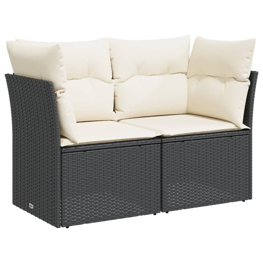 vidaXL Loungesofa Gartensofa mit Kissen 2-Sitzer günstig online kaufen