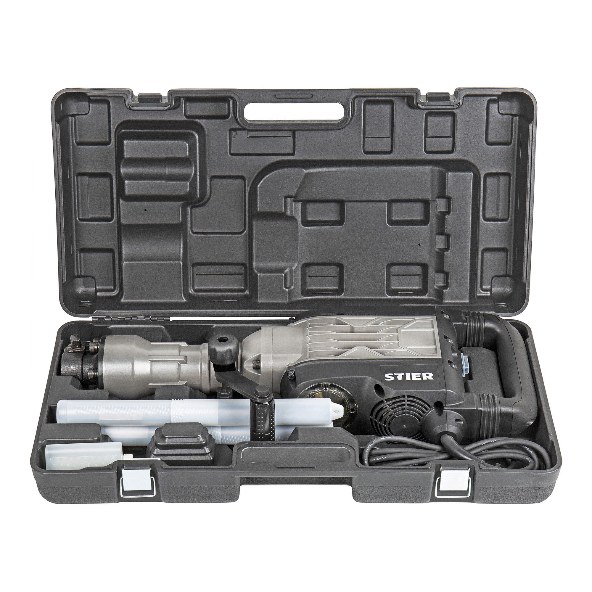 Stier Abbruchhammer STIER Abbruchhammer SAH2000 Stemmhammer mit 1700W Meißelhammer 2000 Sc