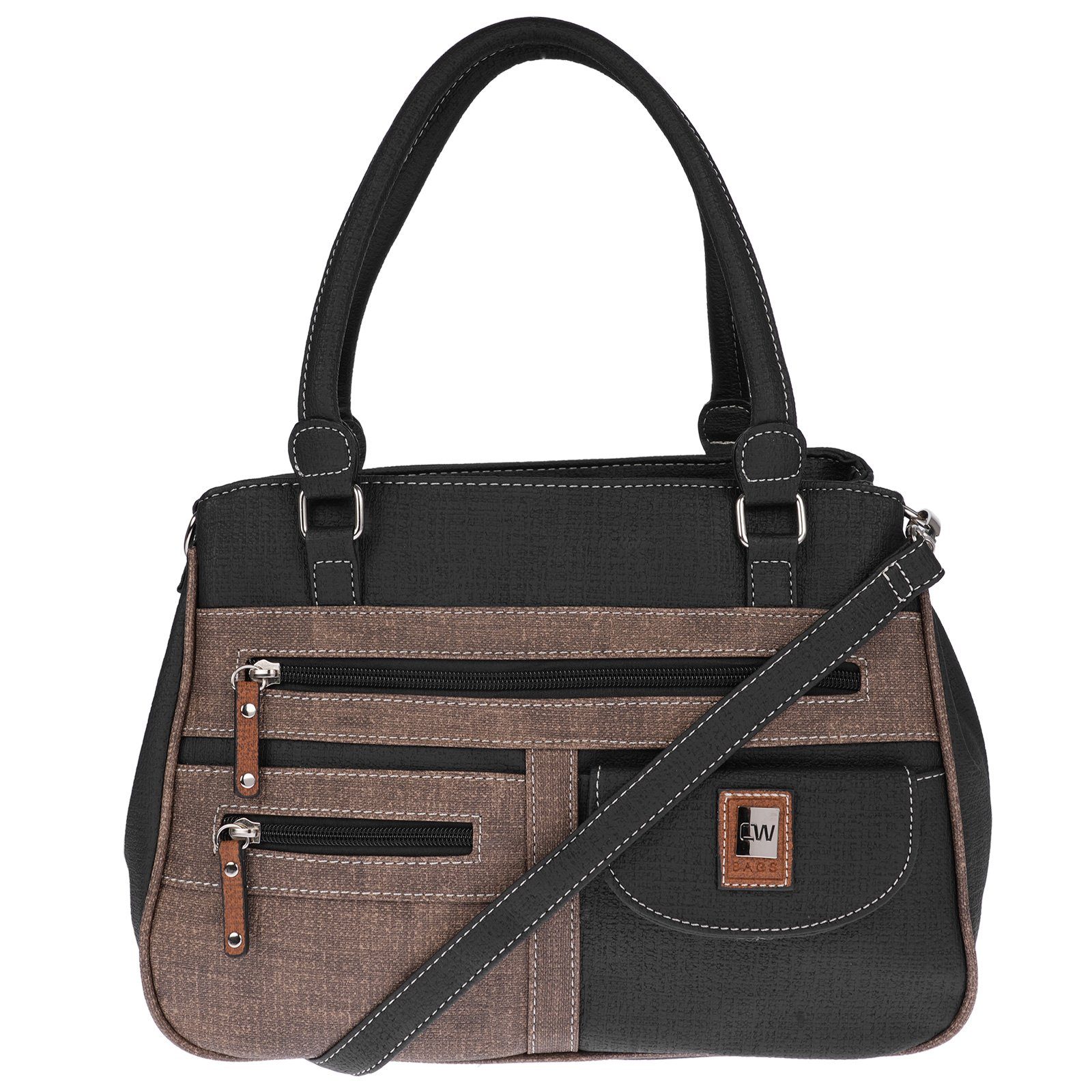 Christian Wippermann Henkeltasche Große Damen Tasche Umhängetasche Schultertasche (1 tlg), Henkeltasche