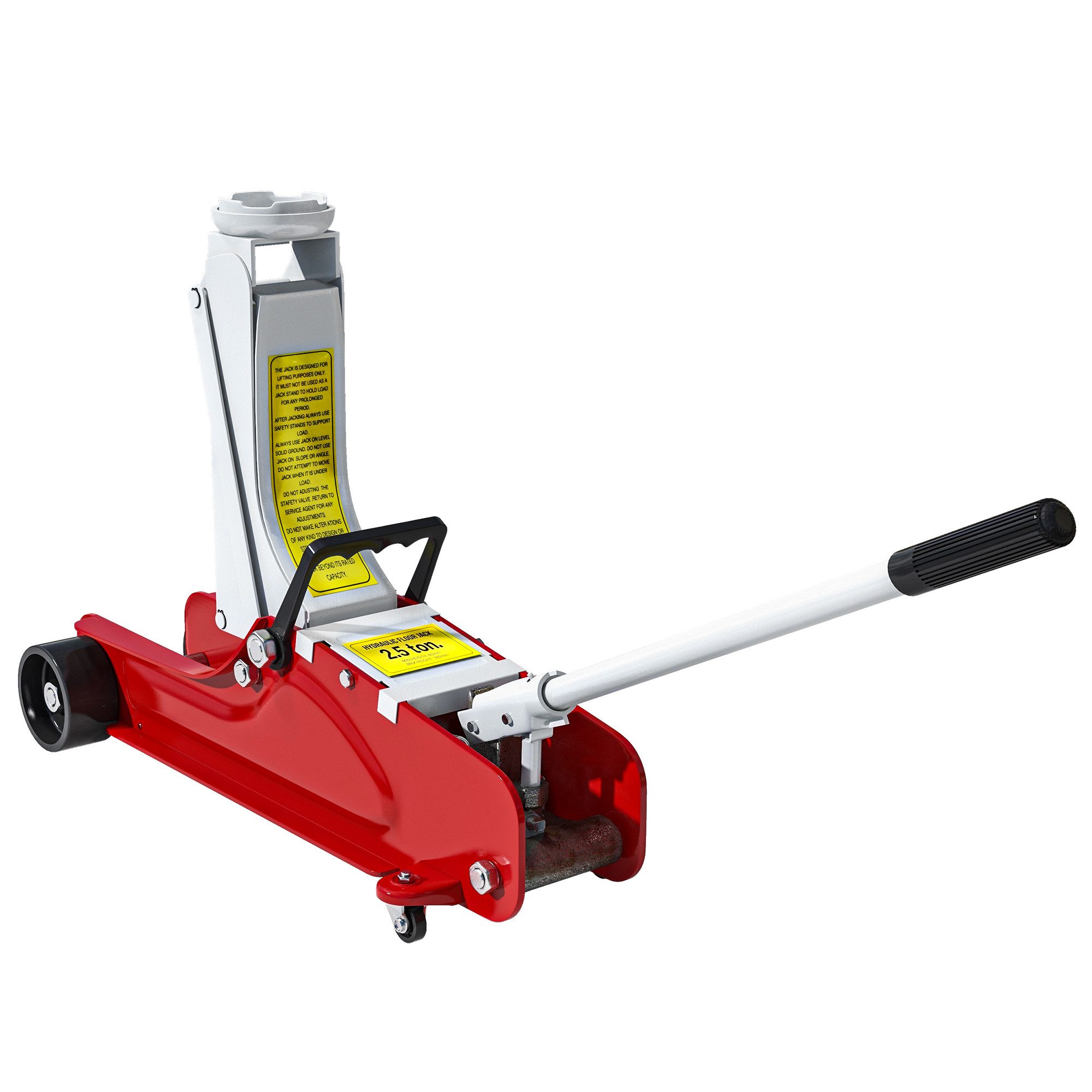HOMCOM Wagenheber rollbar, max. Hubhöhe: 38 cm, Rangierwagenheber, 1-tlg., Wagenheber für Auto