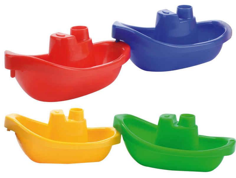 Spielstabil Spielzeug-Boot Spielstabil Miniboot in 4 verschiedenen Farben sortiert