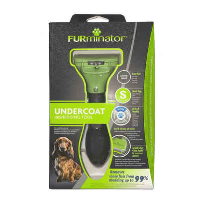 FURminator Fellbürste für langhaarige kleine Hunde, deShedding-Pflege Werkzeug
