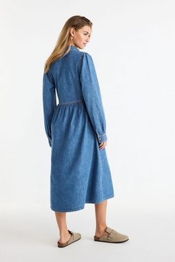 Next Jeanskleid Gesmoktes Hängerchenkleid (1-tlg)