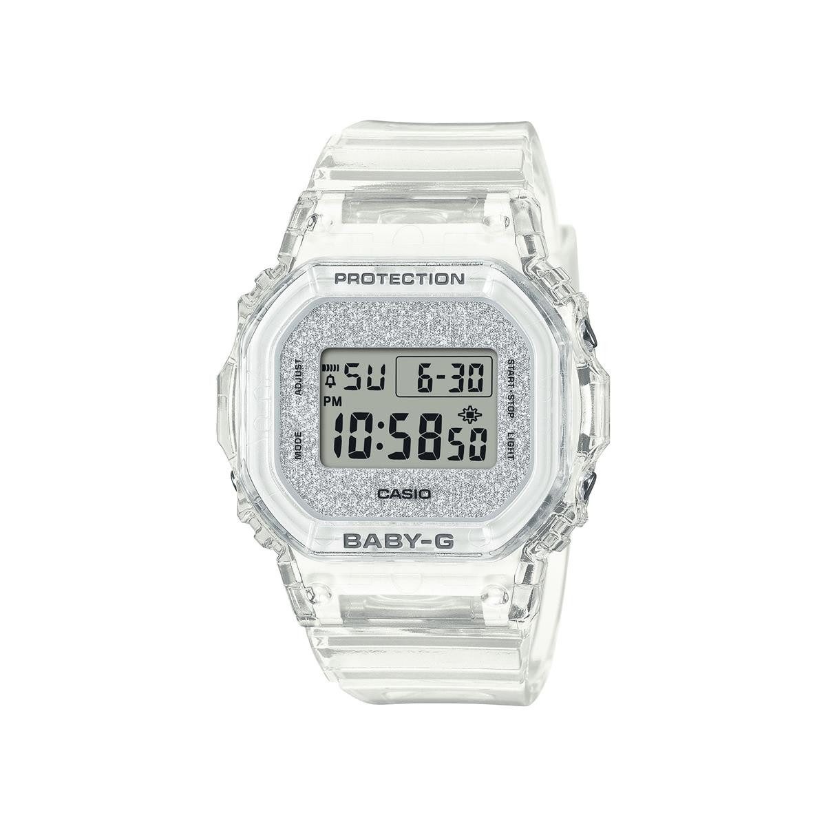 Quarzuhr Casio Baby-G Damenuhr BGD-565GC-7ER Resin transparent