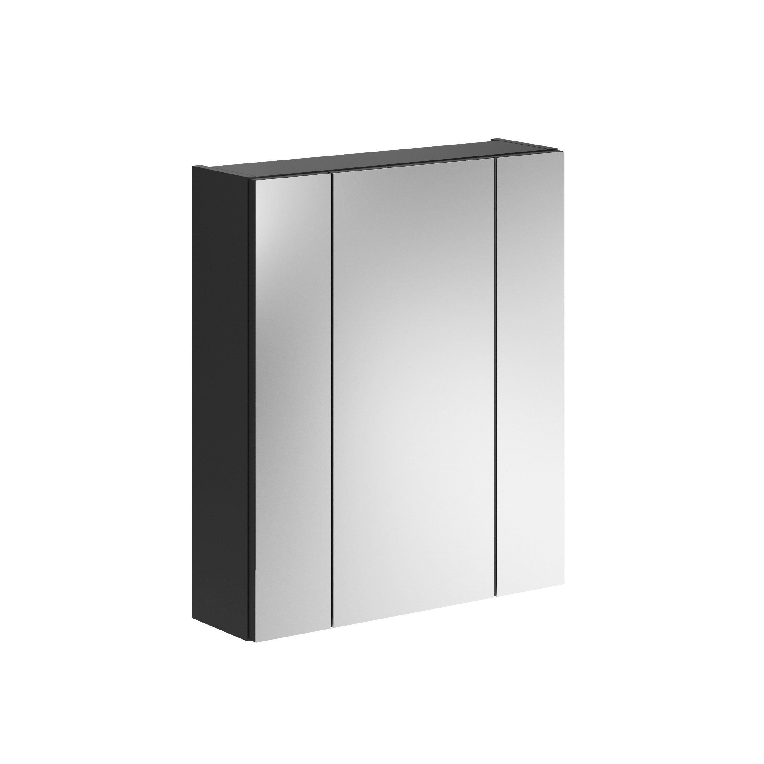 furnling Badezimmerspiegelschrank Helsinki 3 Spiegeltüren, 9 Fächer, Spiegelschrank, Badschrank, 60 cm breit
