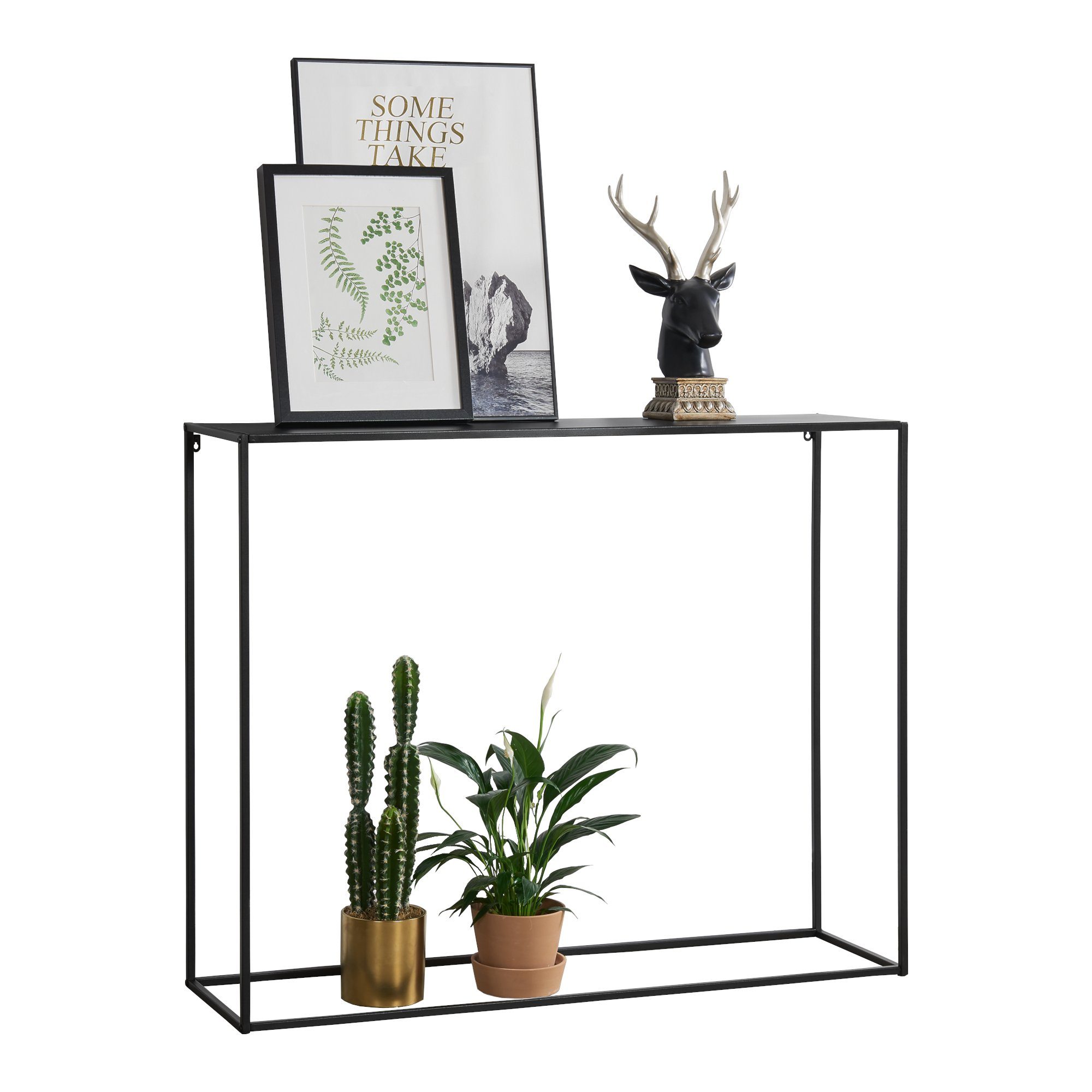 en.casa Konsolentisch, »Mandal« Flurtisch Sideboard schwarz. € 82,99