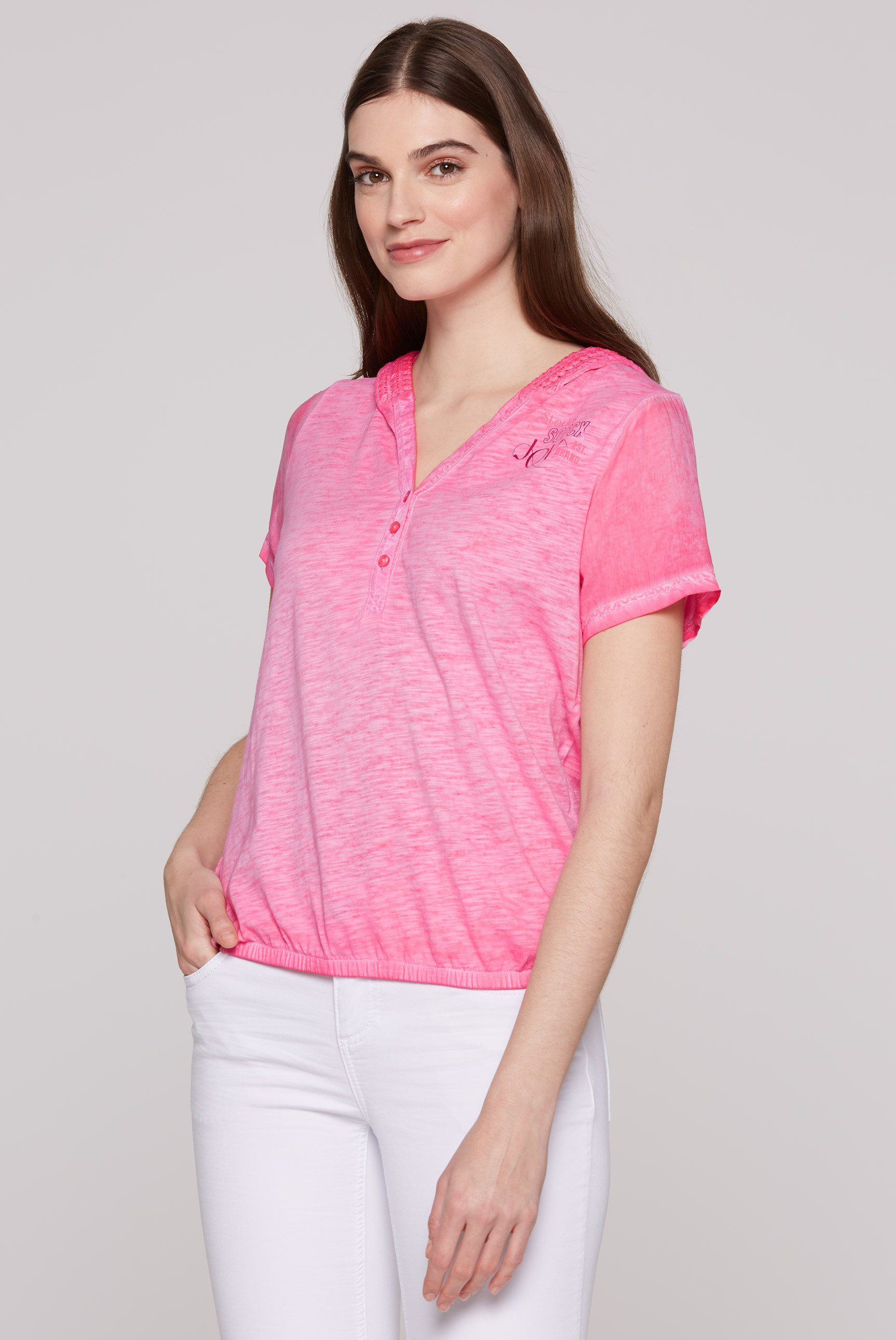 SOCCX Kapuzenshirt mit Gummizug im Saum günstig online kaufen