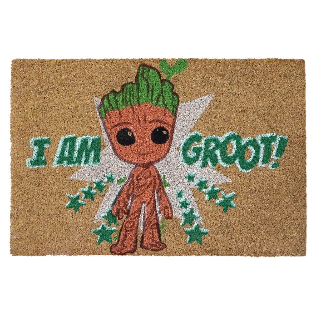 Disney Fußmatte Groot Kokos Türmatte 40 x 60 cm für innen & außen, Höhe: 1.5 mm