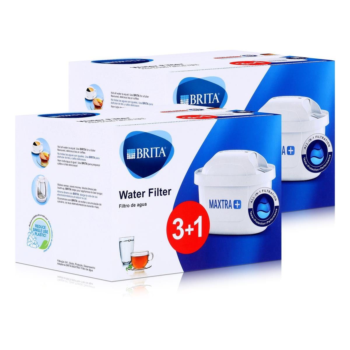 BRITA Wasserfilter Brita Maxtra+ Wasserfilter 3+1 - Schützt Ihre Geräte vor  Verkalkung (2