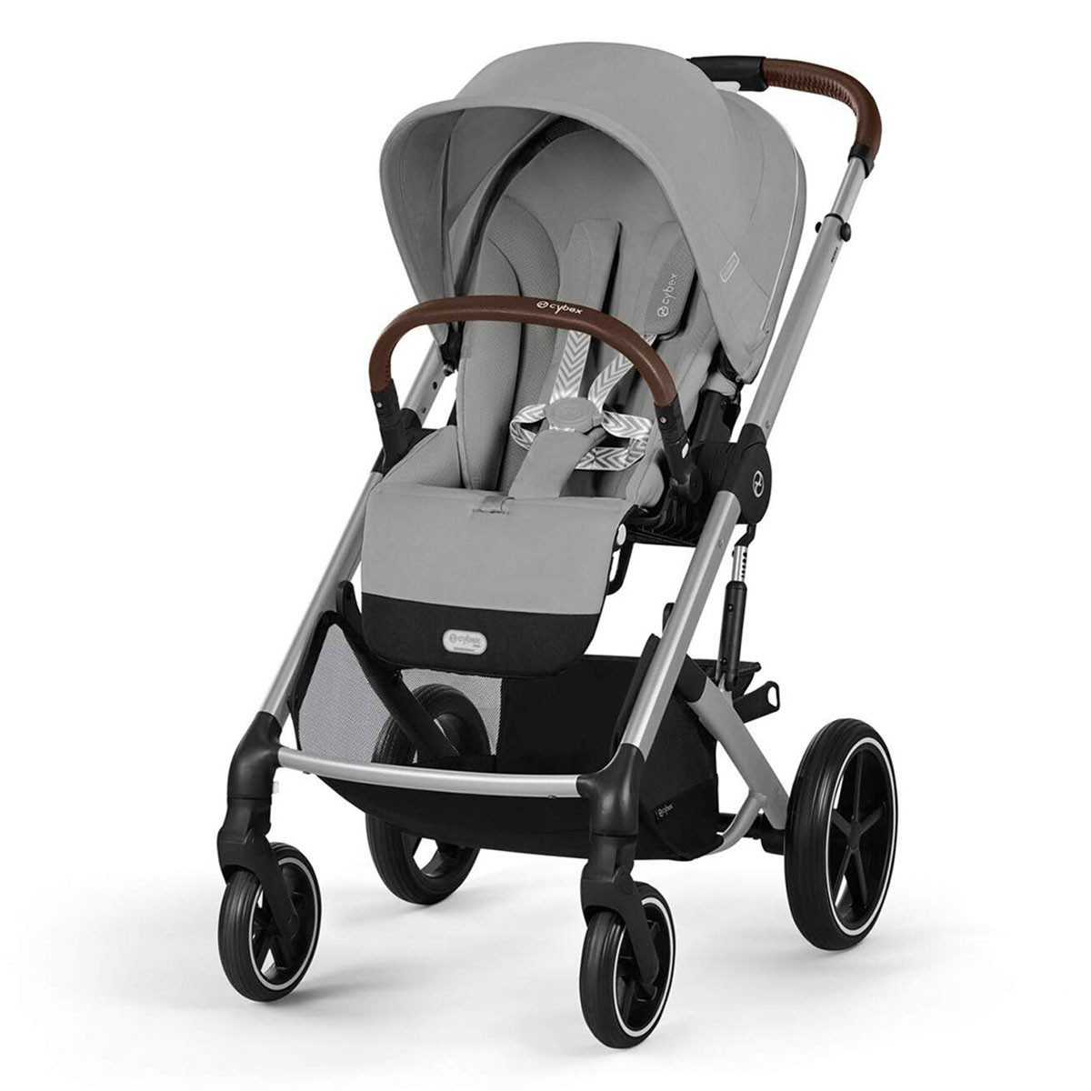 Cybex Kombi-Kinderwagen Cybex Balios S Lux 3in1 Set Stone Grey