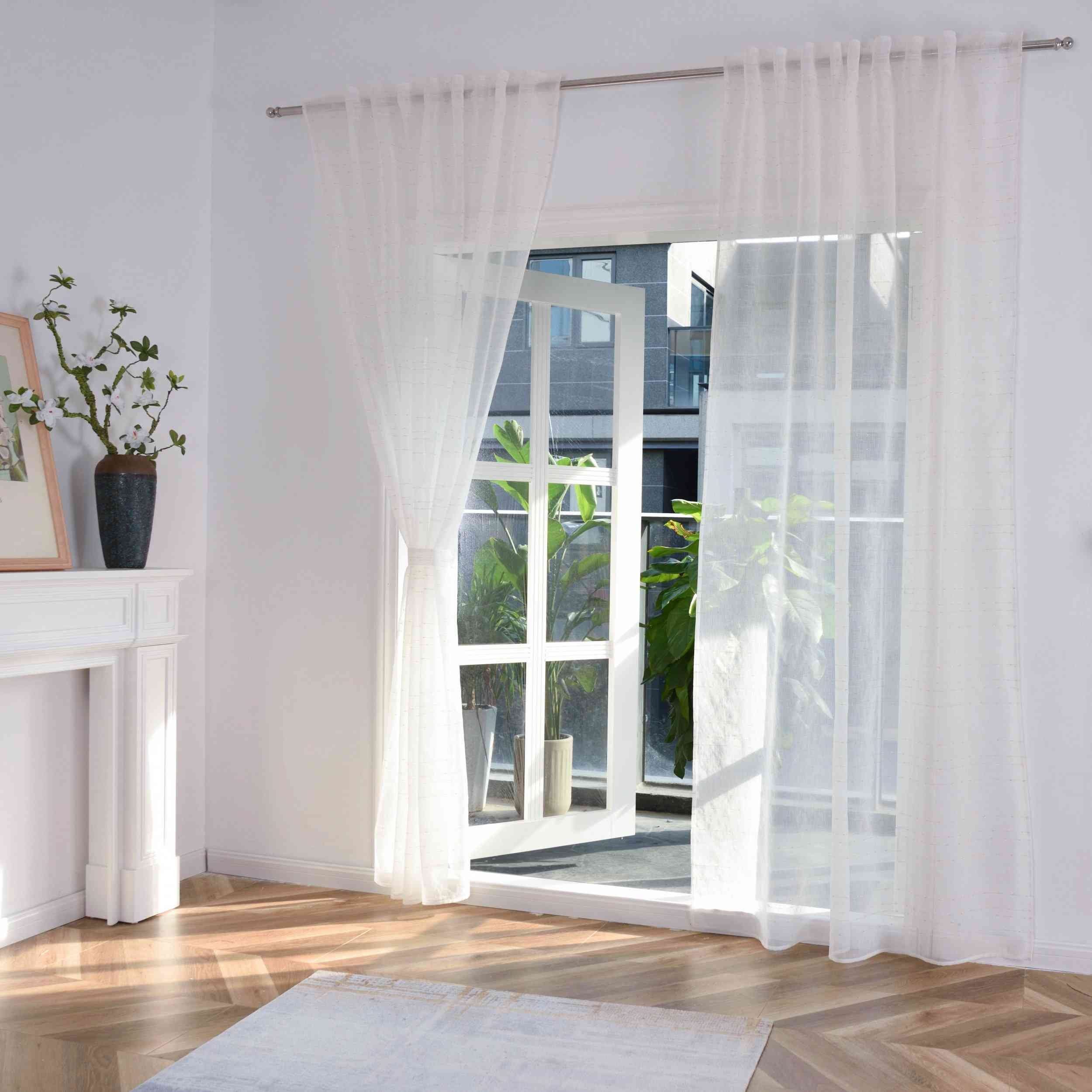 Gardinenbox Gardine (1 St), Multifunktionsband, transparent, Polyester, »DO günstig online kaufen