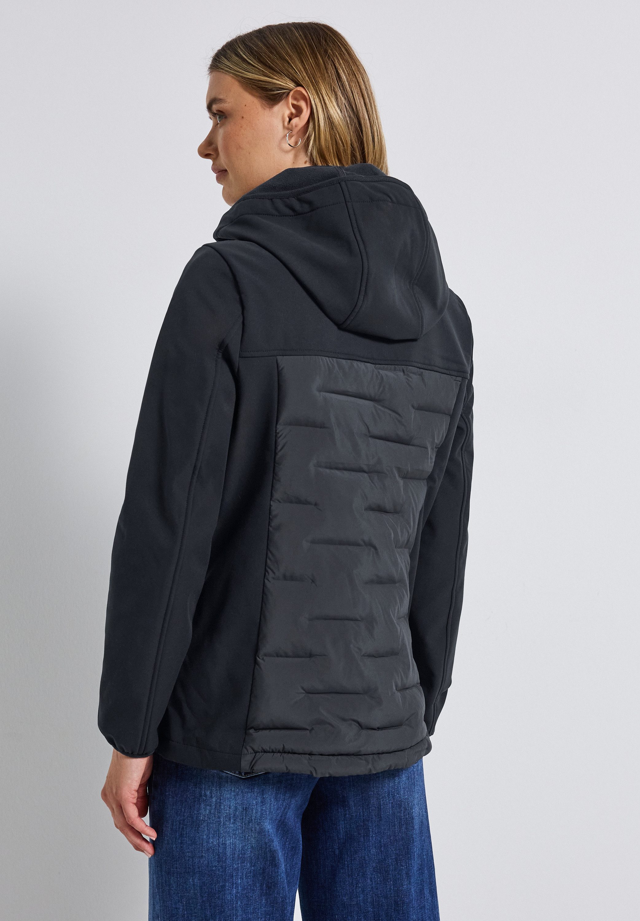 STREET ONE Softshelljacke mit Kapuze mit günstig online kaufen