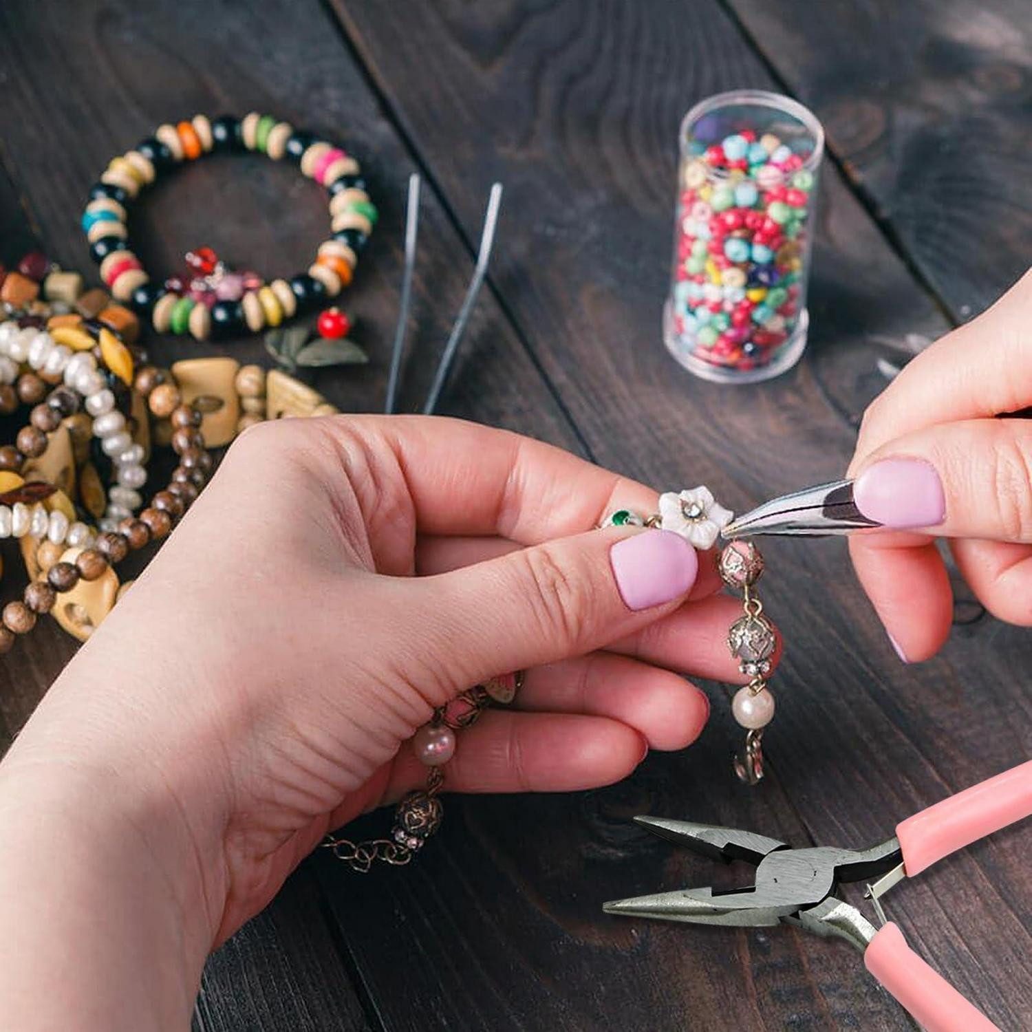 LuxusKollektion Zangenset Schmuckzangen Set 10 Stück DIY Basteln
