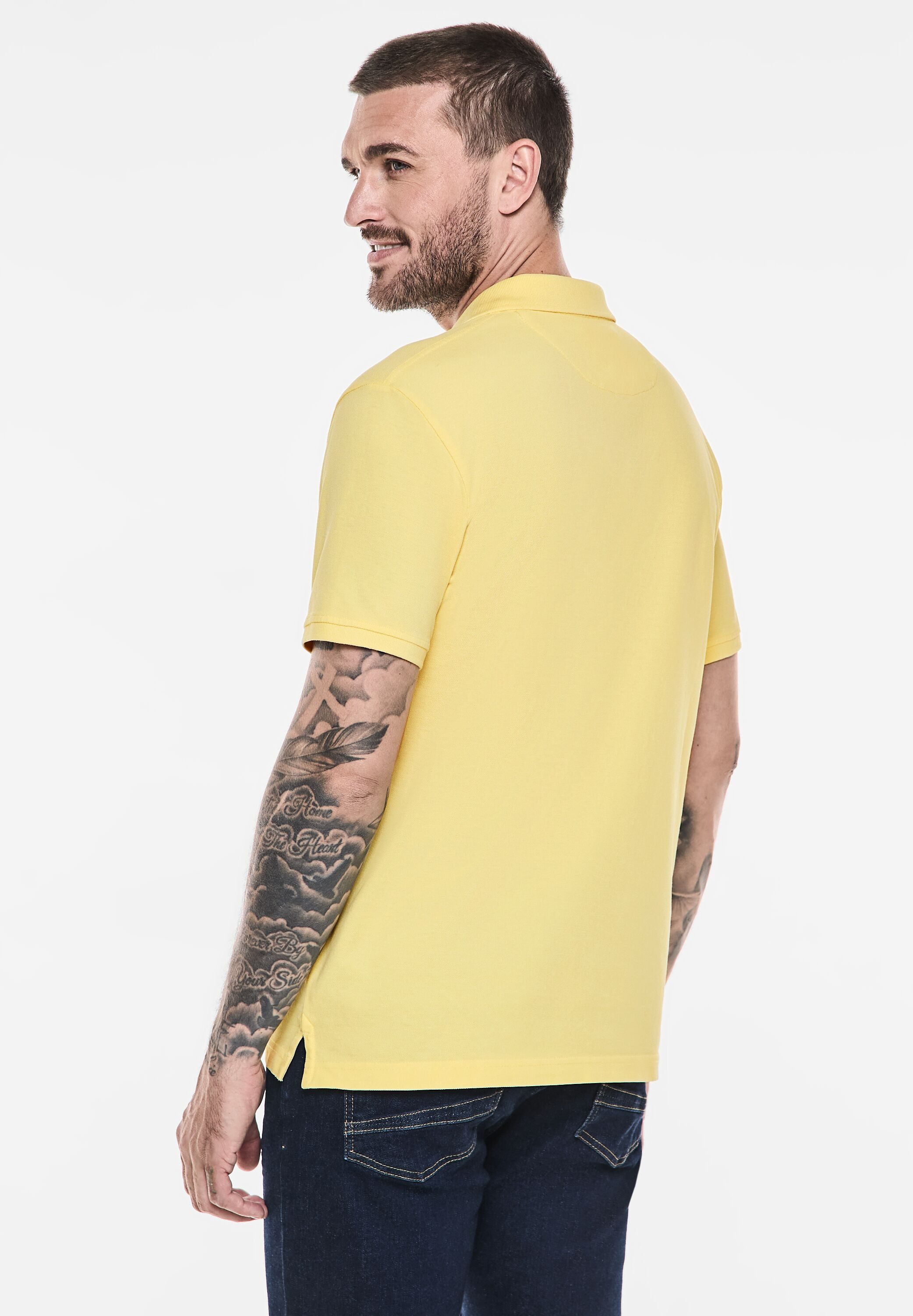 STREET ONE MEN Poloshirt aus reiner günstig online kaufen