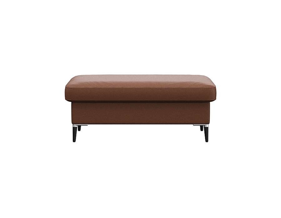 FLEXLUX Pouf Fiore, Kaltschaum, Füße Alu+schwarz