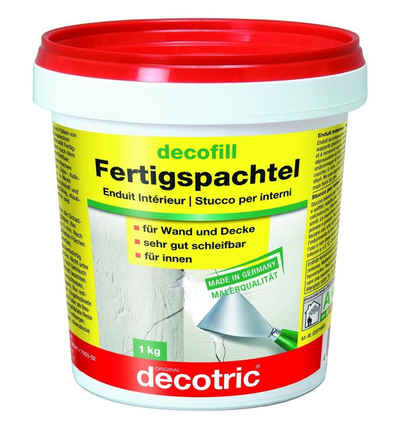 decotric® Spachtelmasse Decotric Decofill Fertigspachtel 1 kg