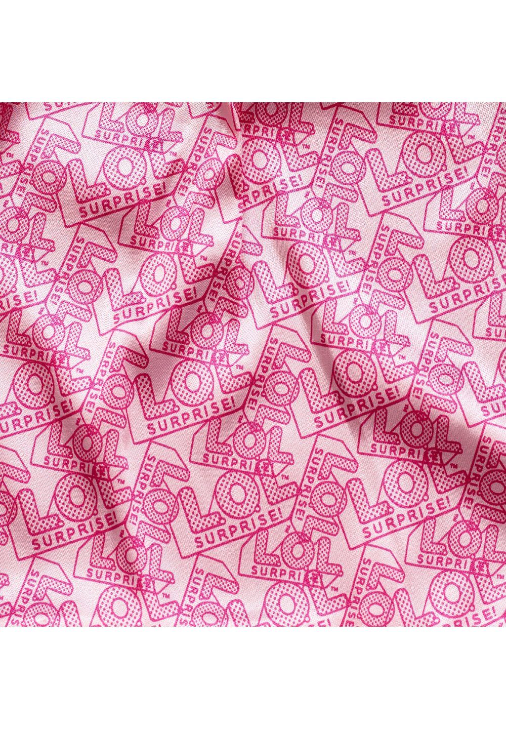L.O.L. SURPRISE! Bikerjacke Kinder Mächen Kunstleder-Jacke mit Glitzersternen