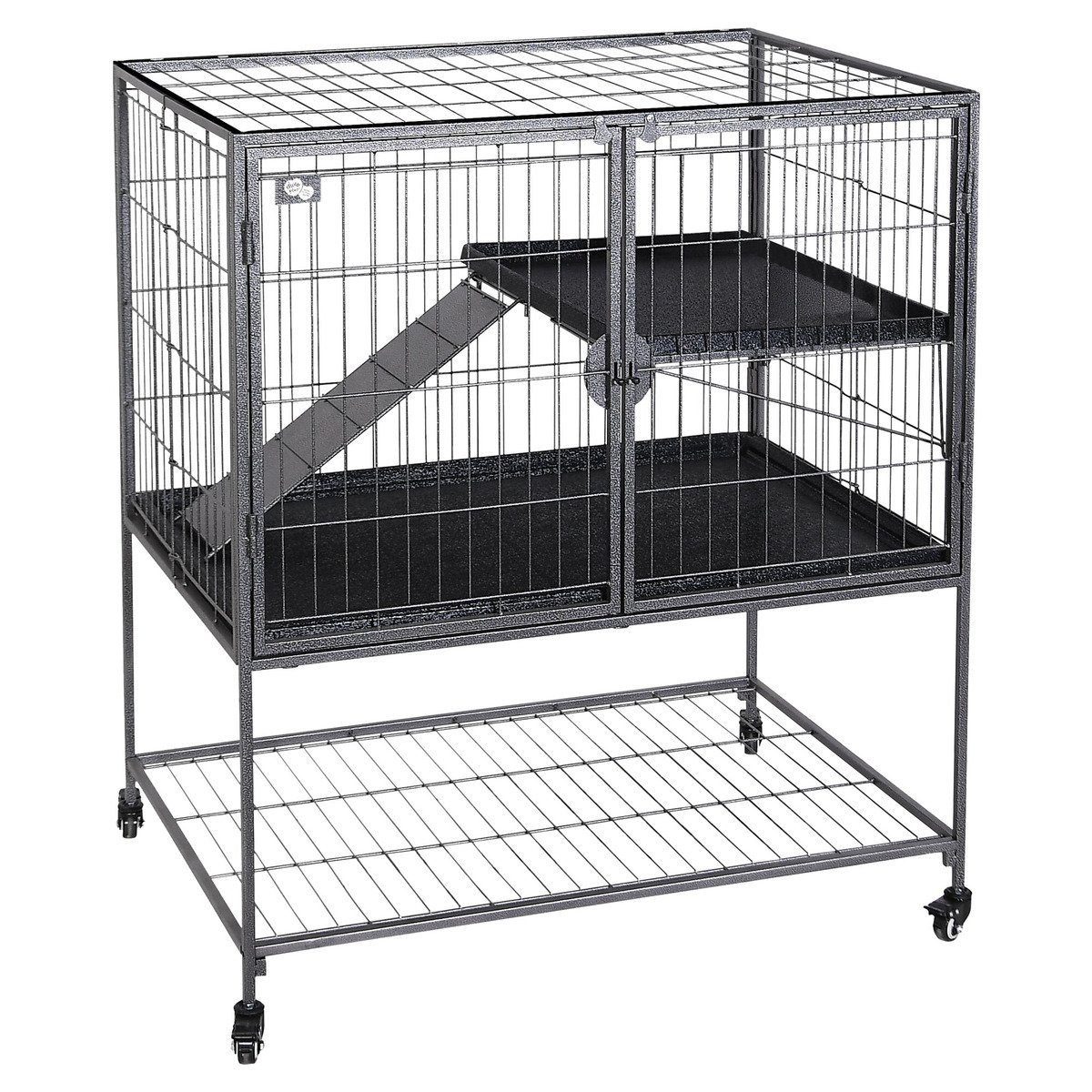 Kleintierkäfig Käfig Loft Benny schwarz/blau