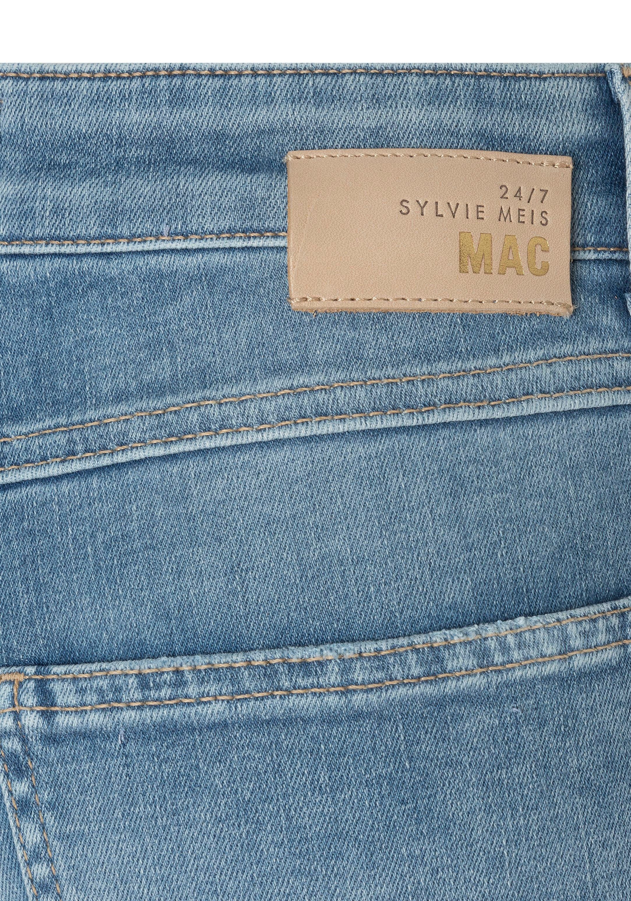 MAC Slim-fit-Jeans Schnitt blue Sylvie schmaler commercial MAC used von Meis Gerader bright Mel by Meis Sylvie