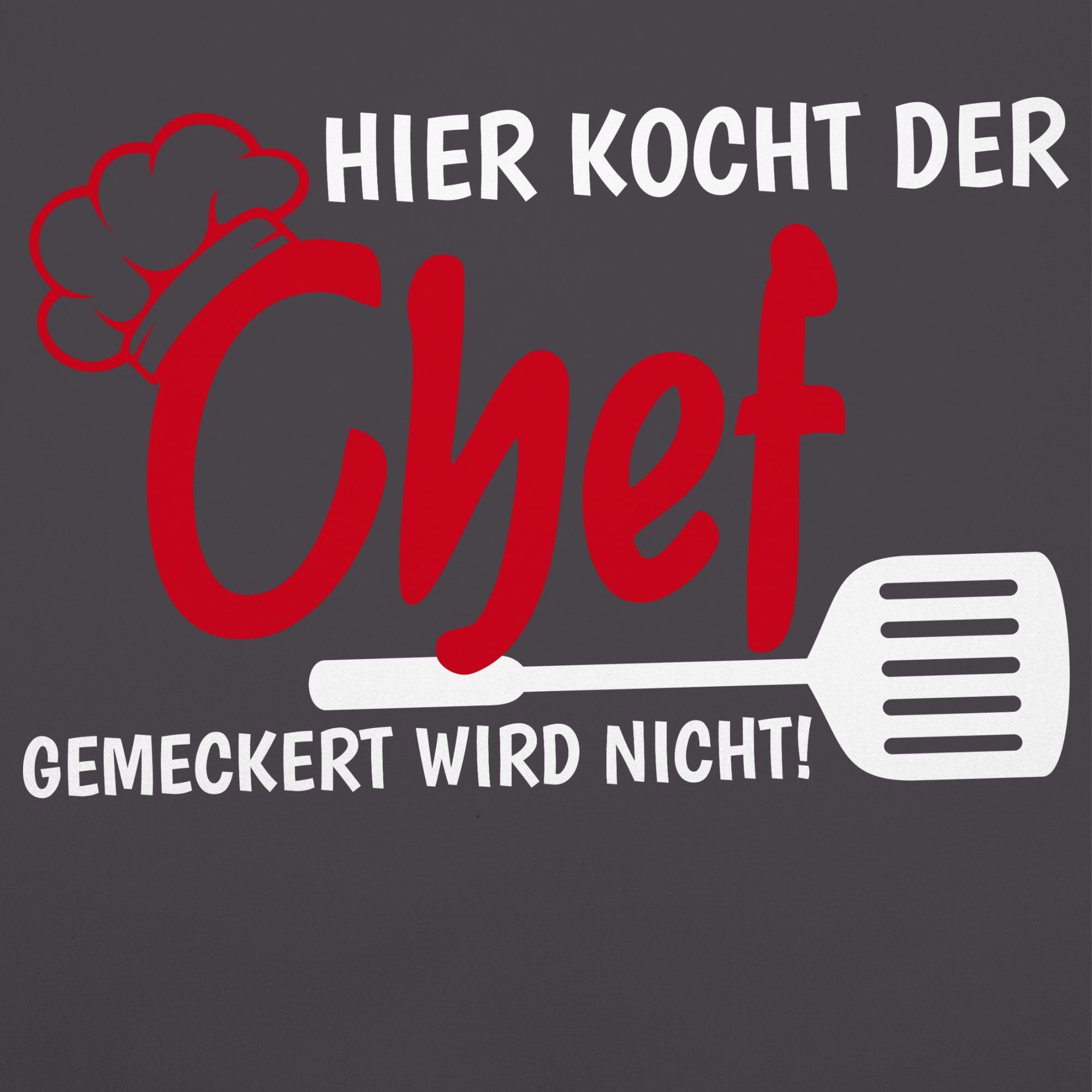 Shirtracer Kochschürze Hier kocht der Chef günstig online kaufen