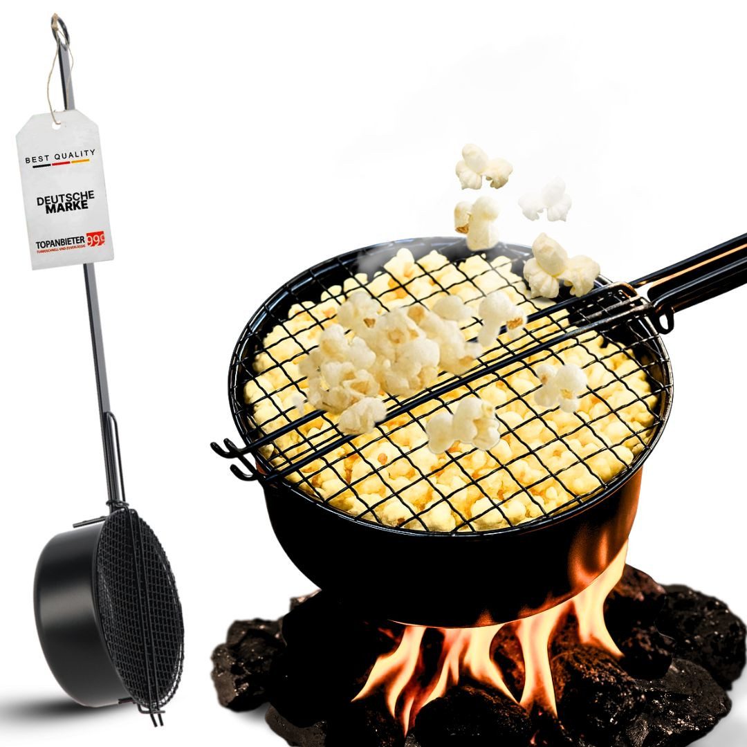 Topanbieter999 Popcorn-Pfanne, Edelstahl