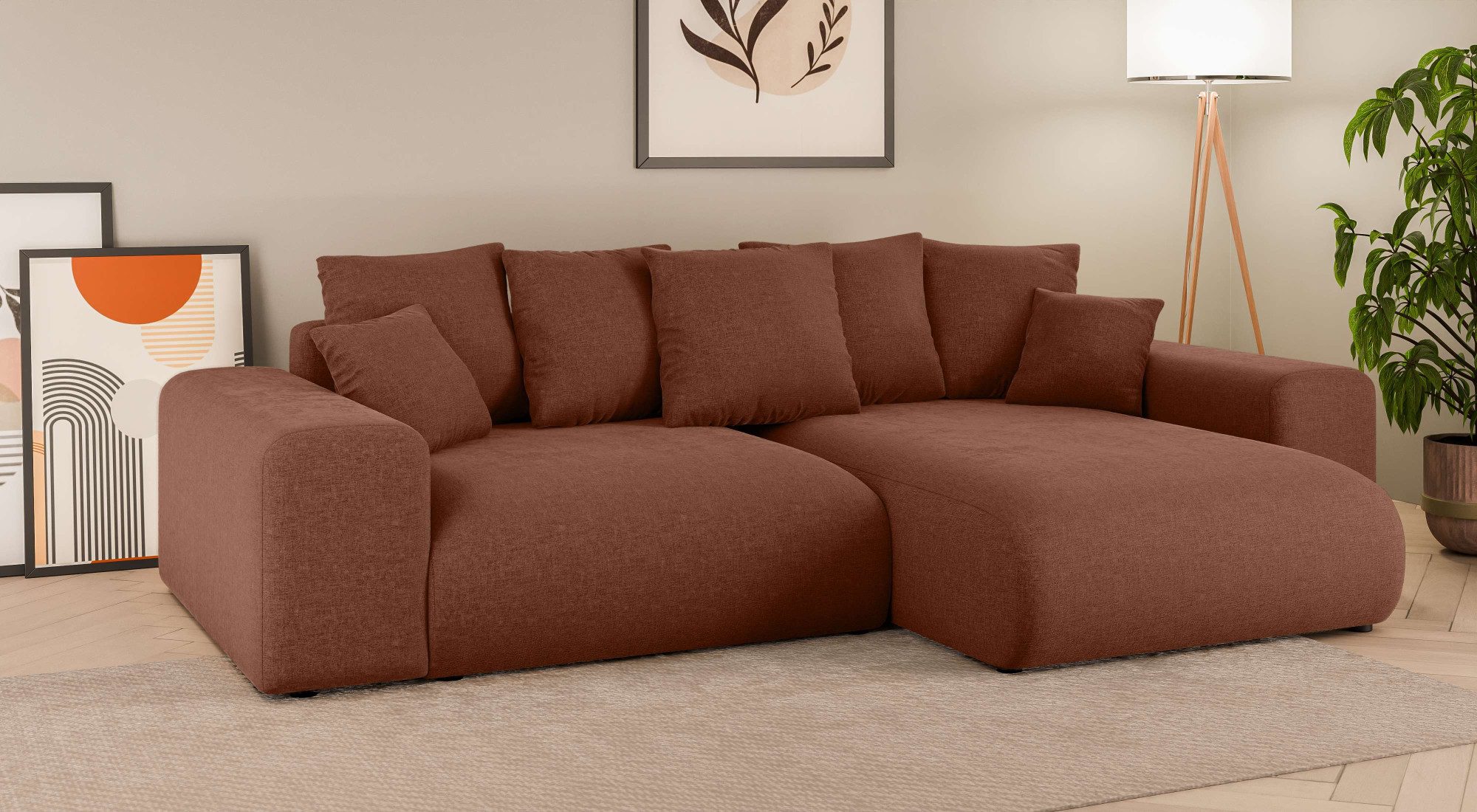 Home affaire Ecksofa LAKESIDE mit Bettfunktion günstig online kaufen