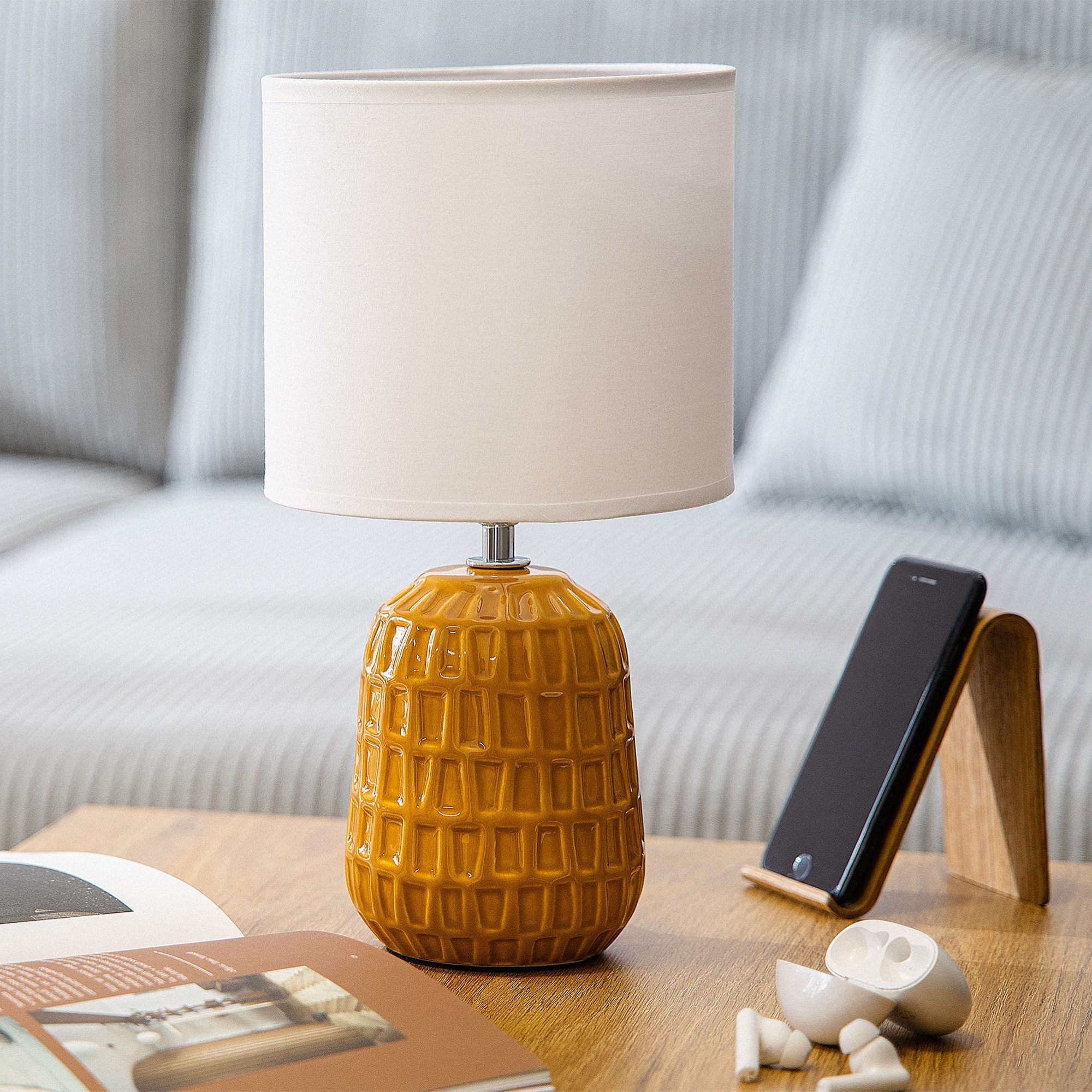 KONSIMO® Tischleuchte STANDI Tischlampe Tischleuchte, ohne Leuchtmittel